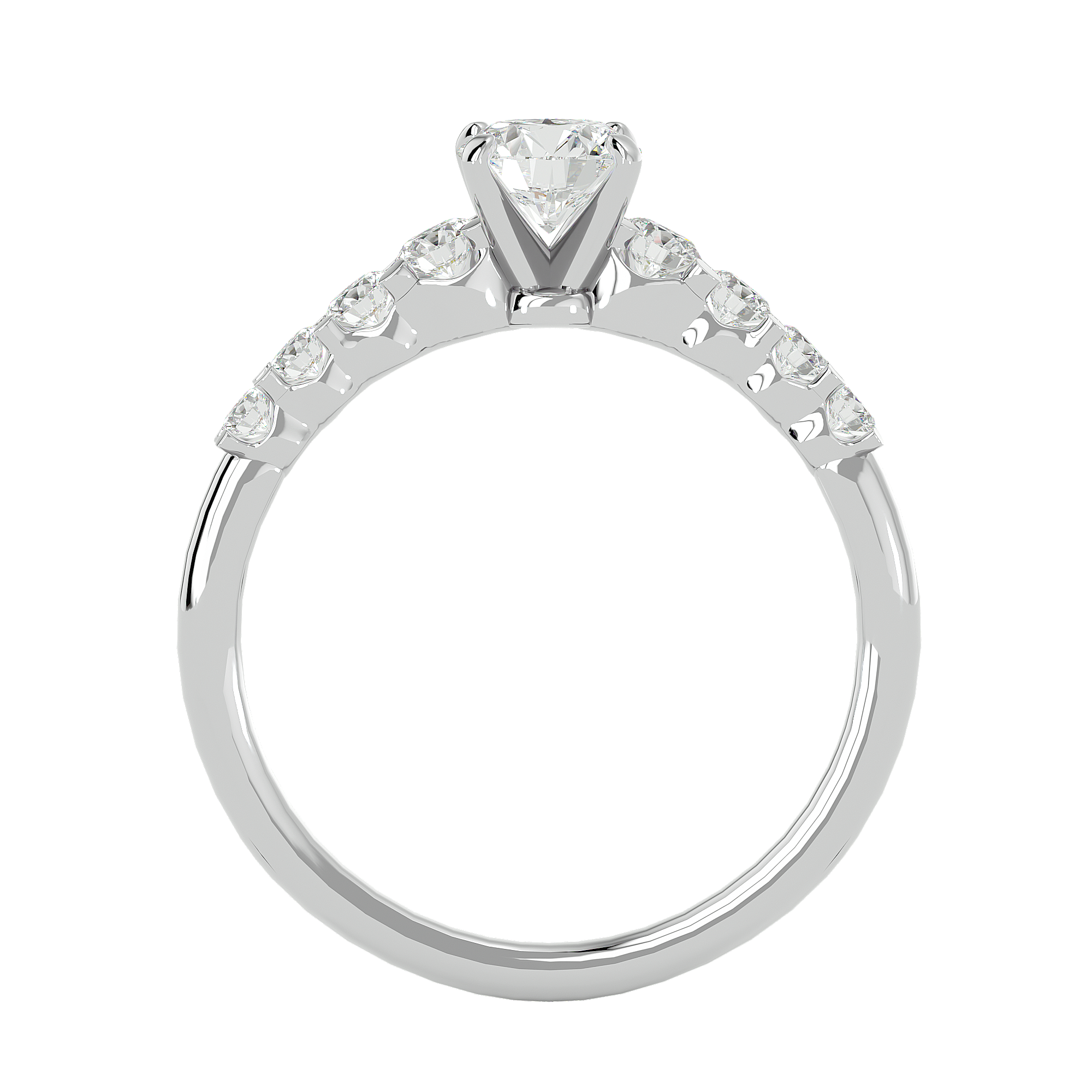 Clementine Diamond Solitaire Ring