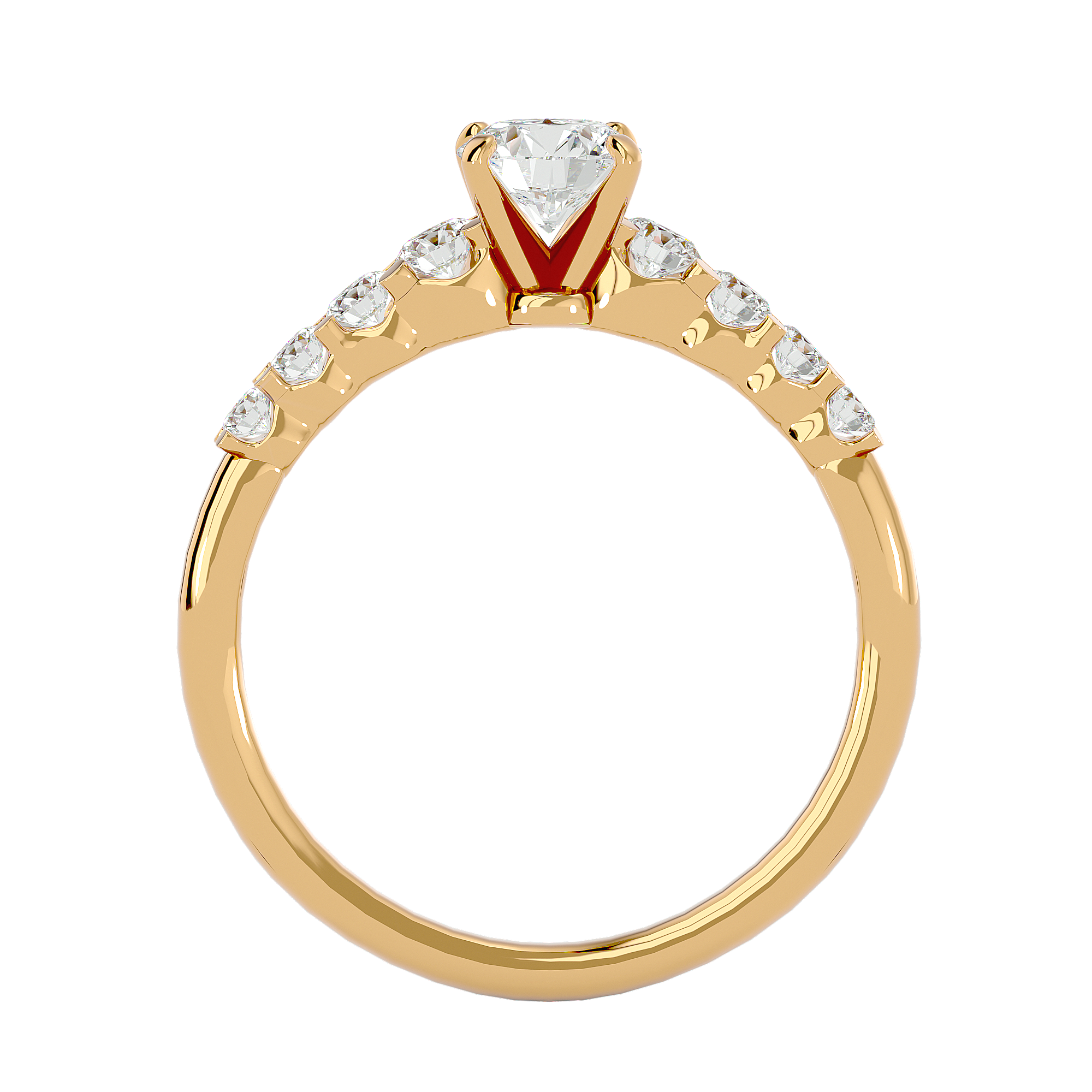 Clementine Diamond Solitaire Ring