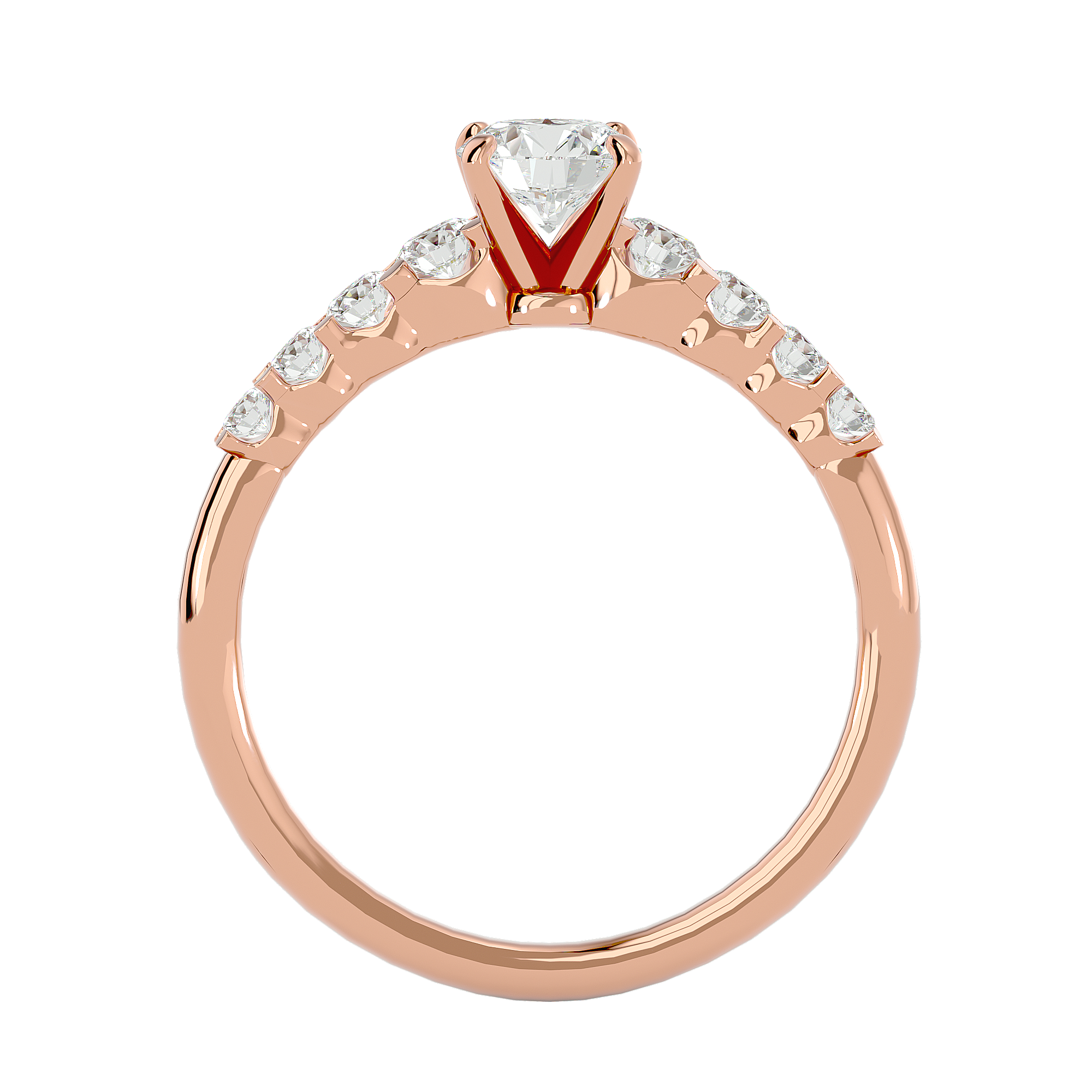 Clementine Diamond Solitaire Ring