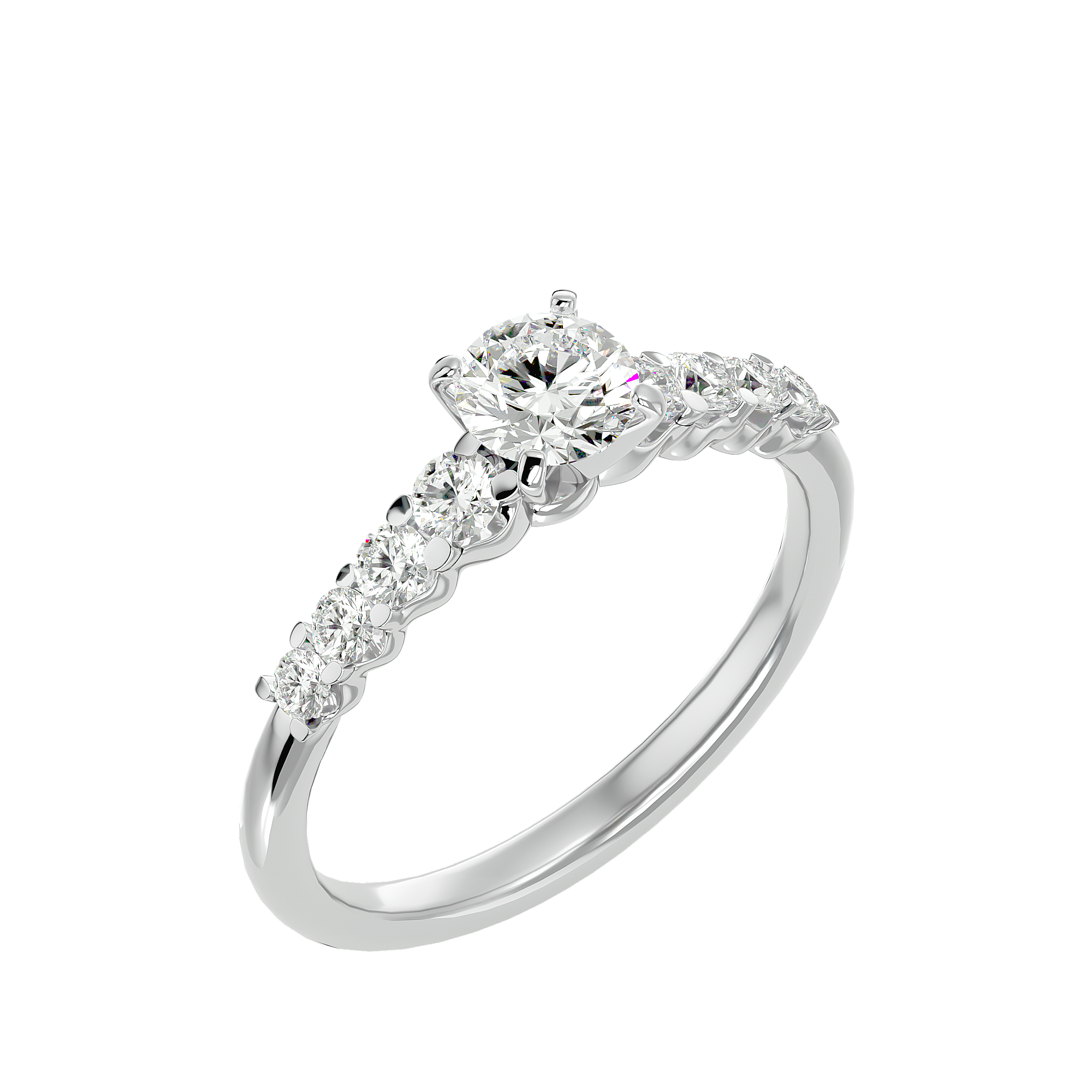 Clementine Diamond Solitaire Ring