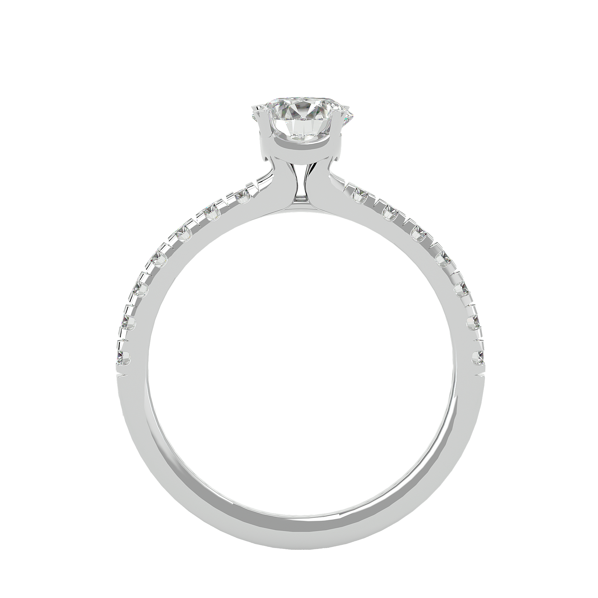 Cora Diamond Solitaire Ring