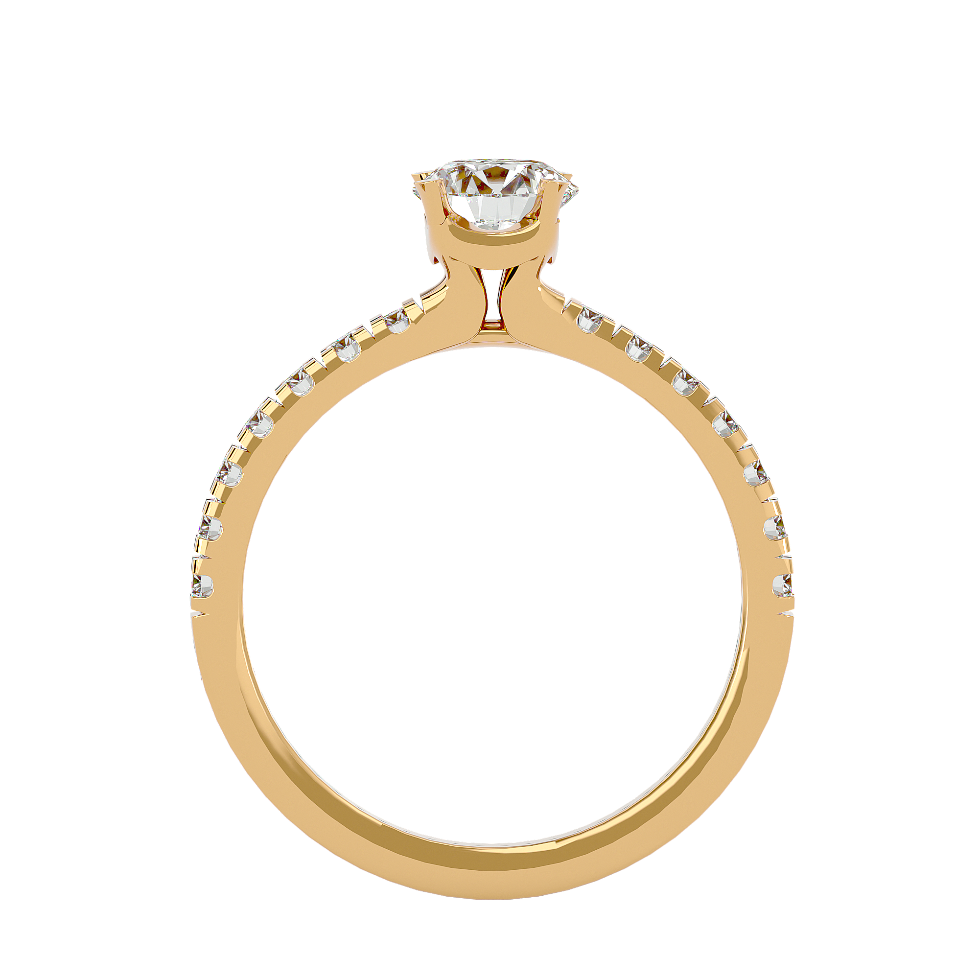 Cora Diamond Solitaire Ring