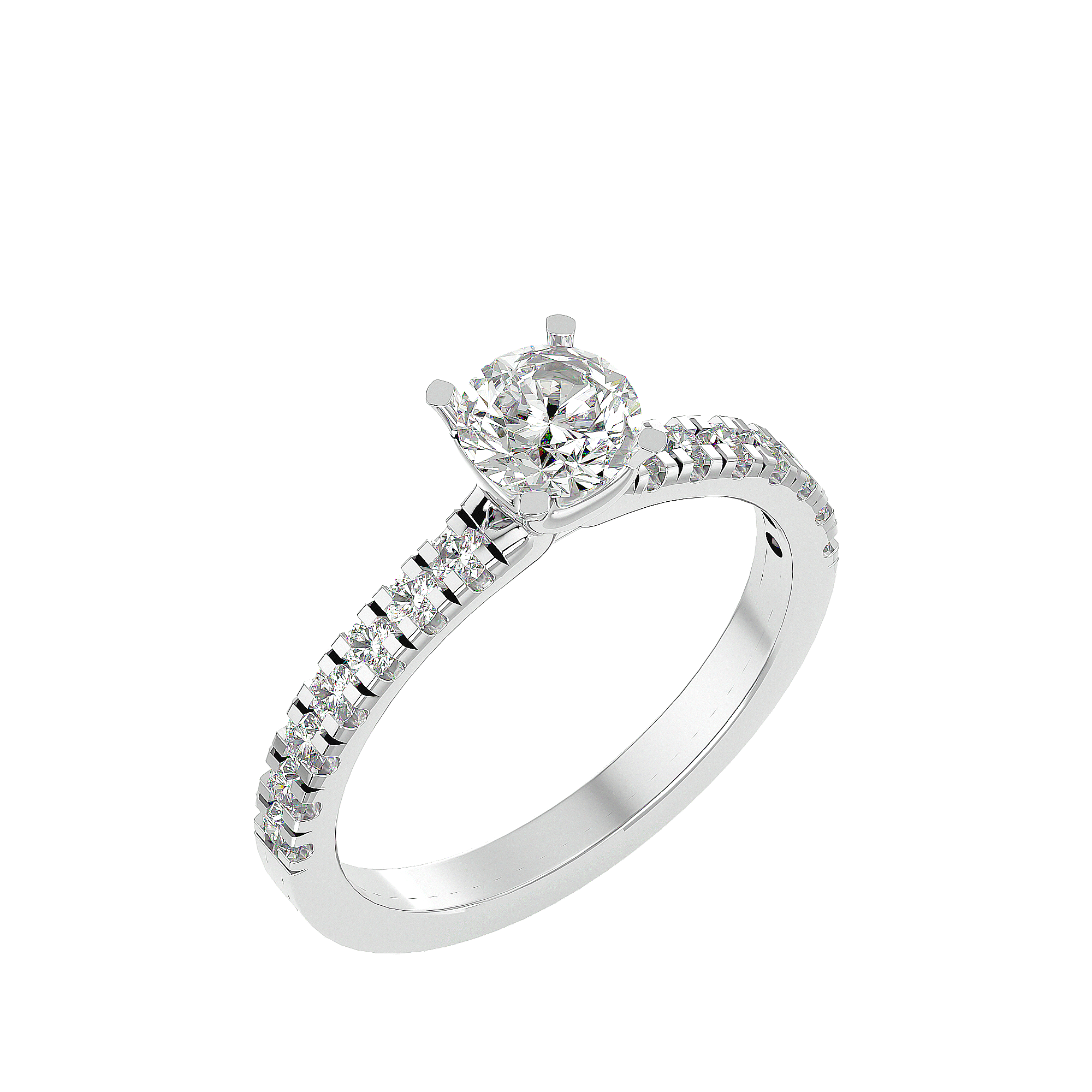 Cora Diamond Solitaire Ring