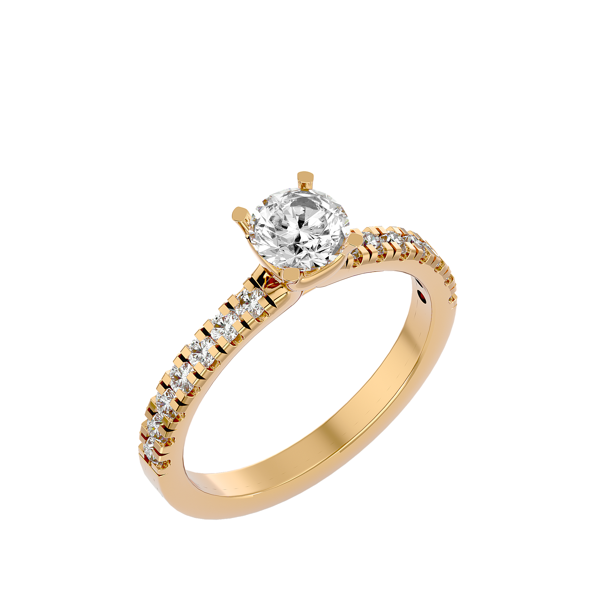 Cora Diamond Solitaire Ring