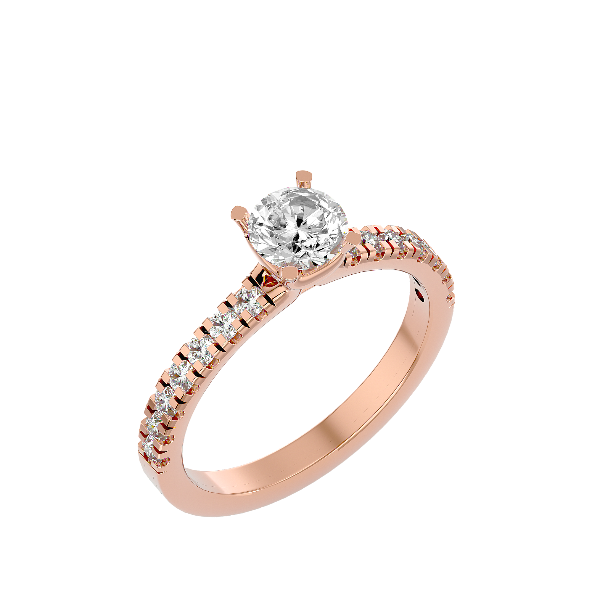 Cora Diamond Solitaire Ring