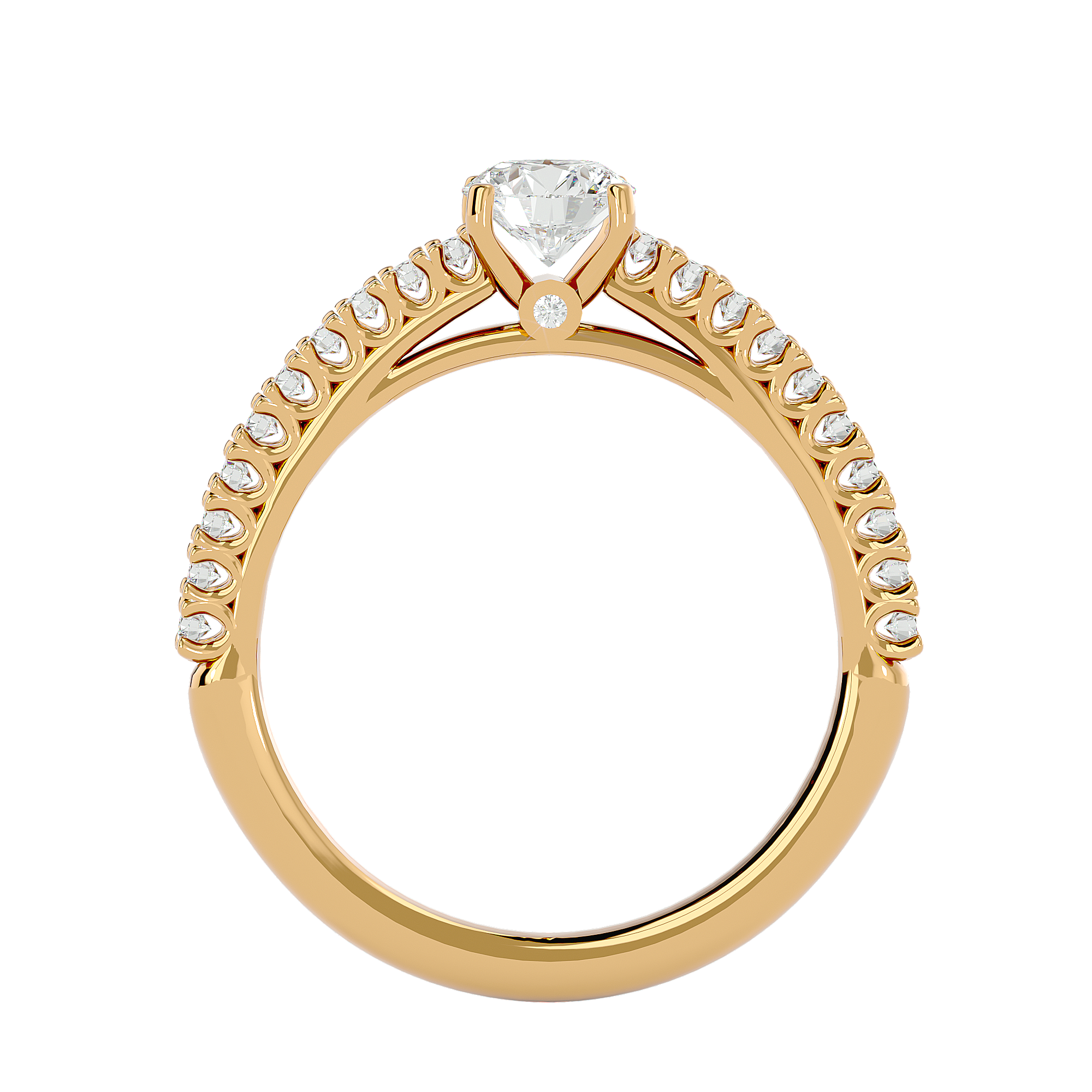 Constance Diamond Solitaire Ring