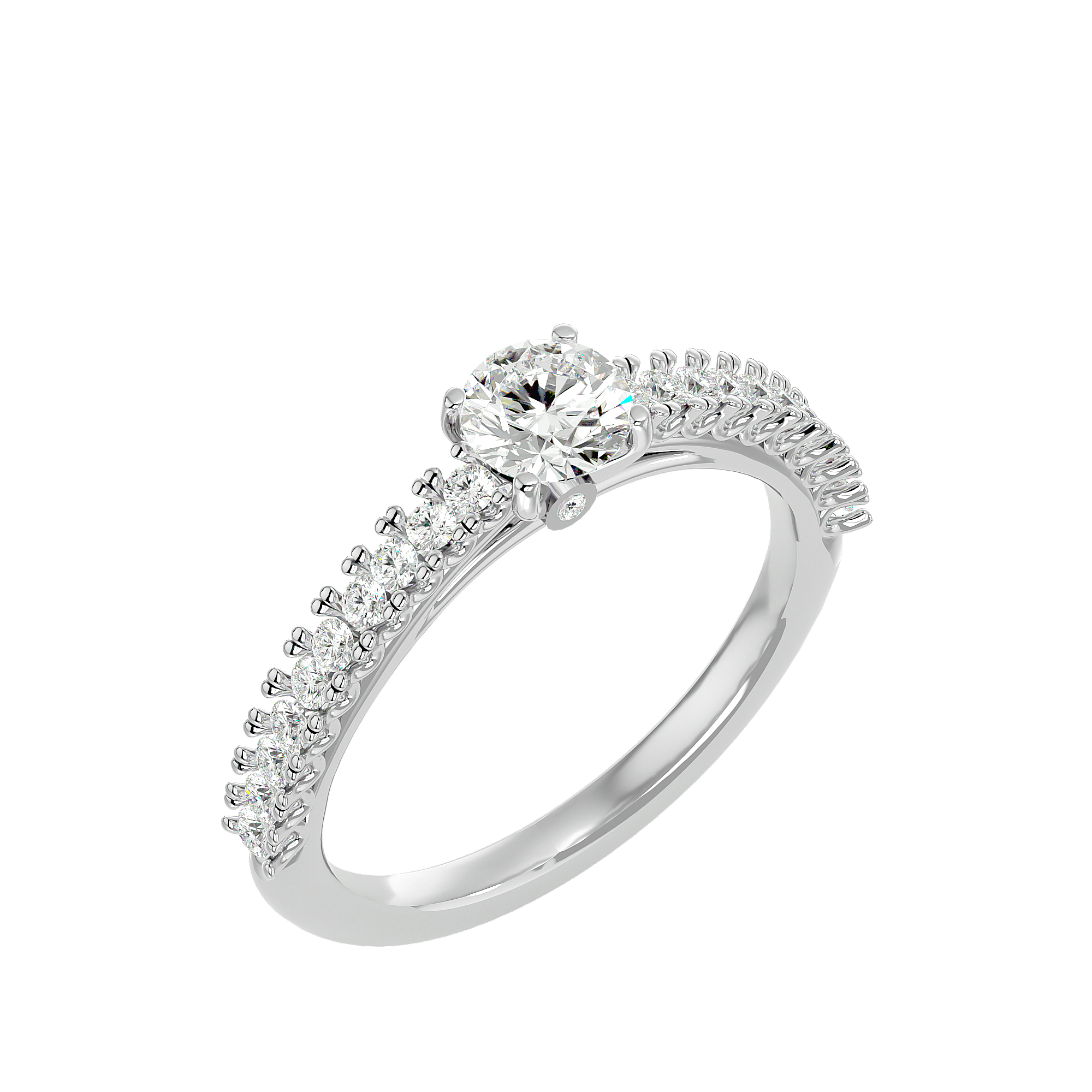 Constance Diamond Solitaire Ring