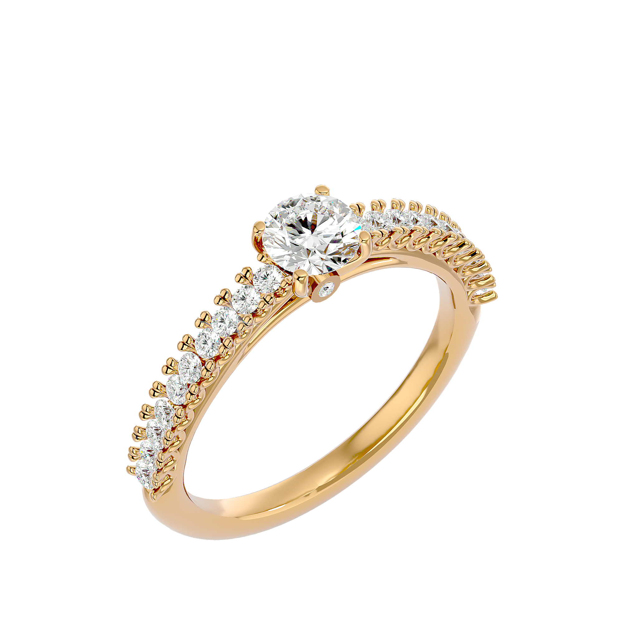 Constance Diamond Solitaire Ring