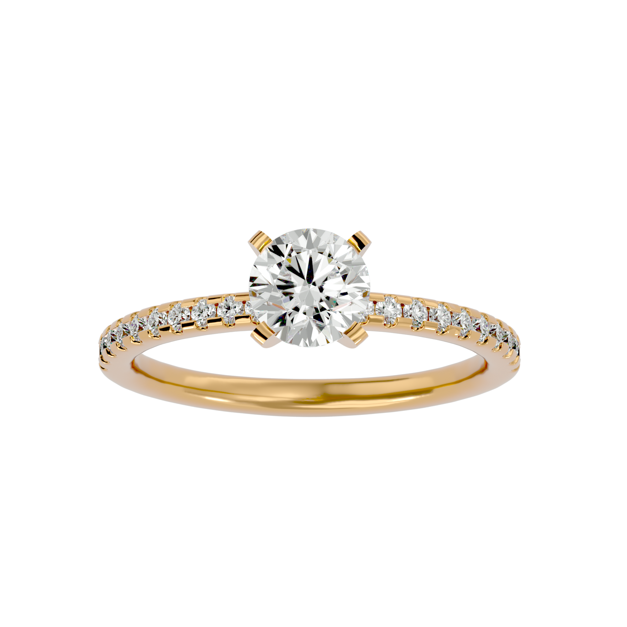 Courtney Diamond Solitaire Ring