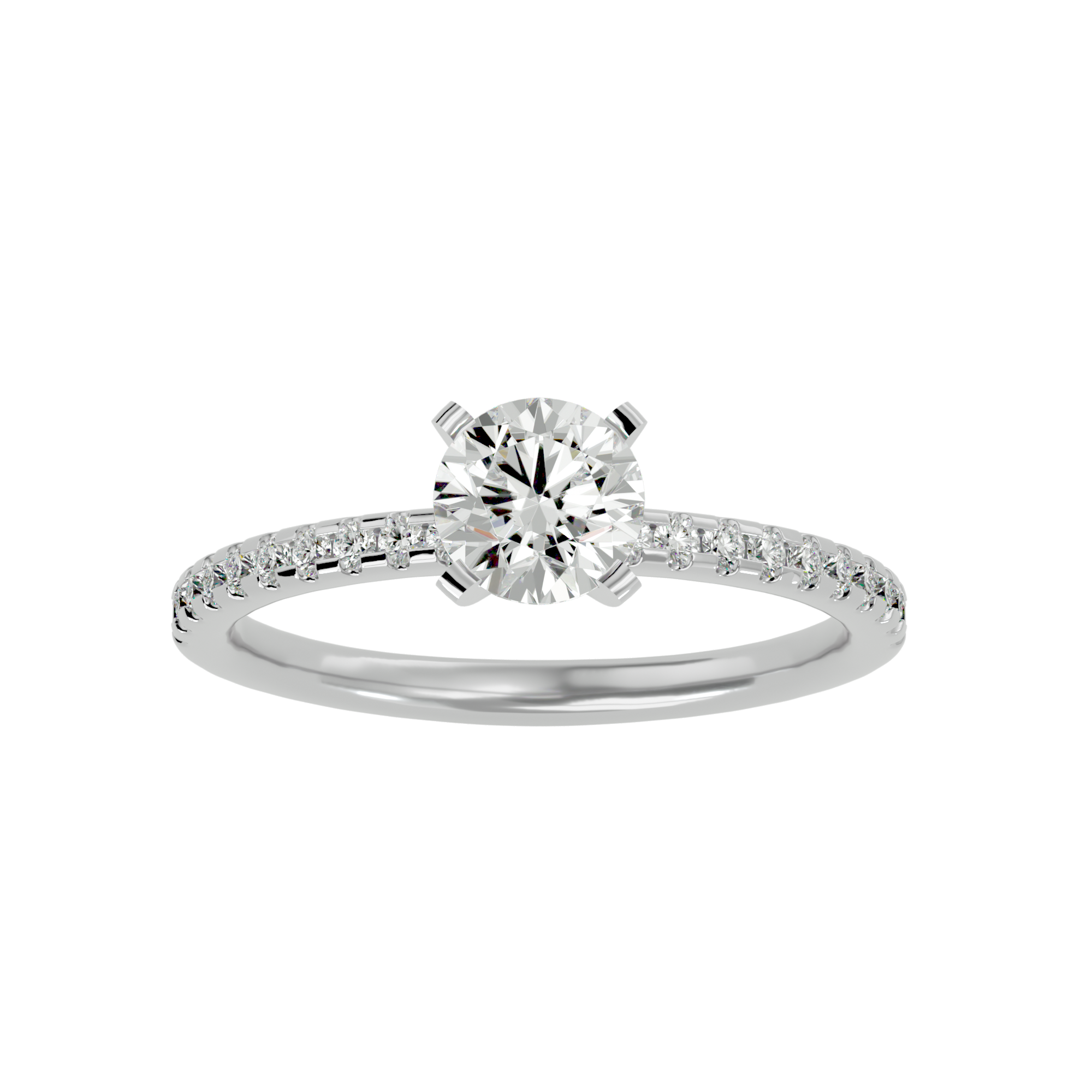 Courtney Diamond Solitaire Ring