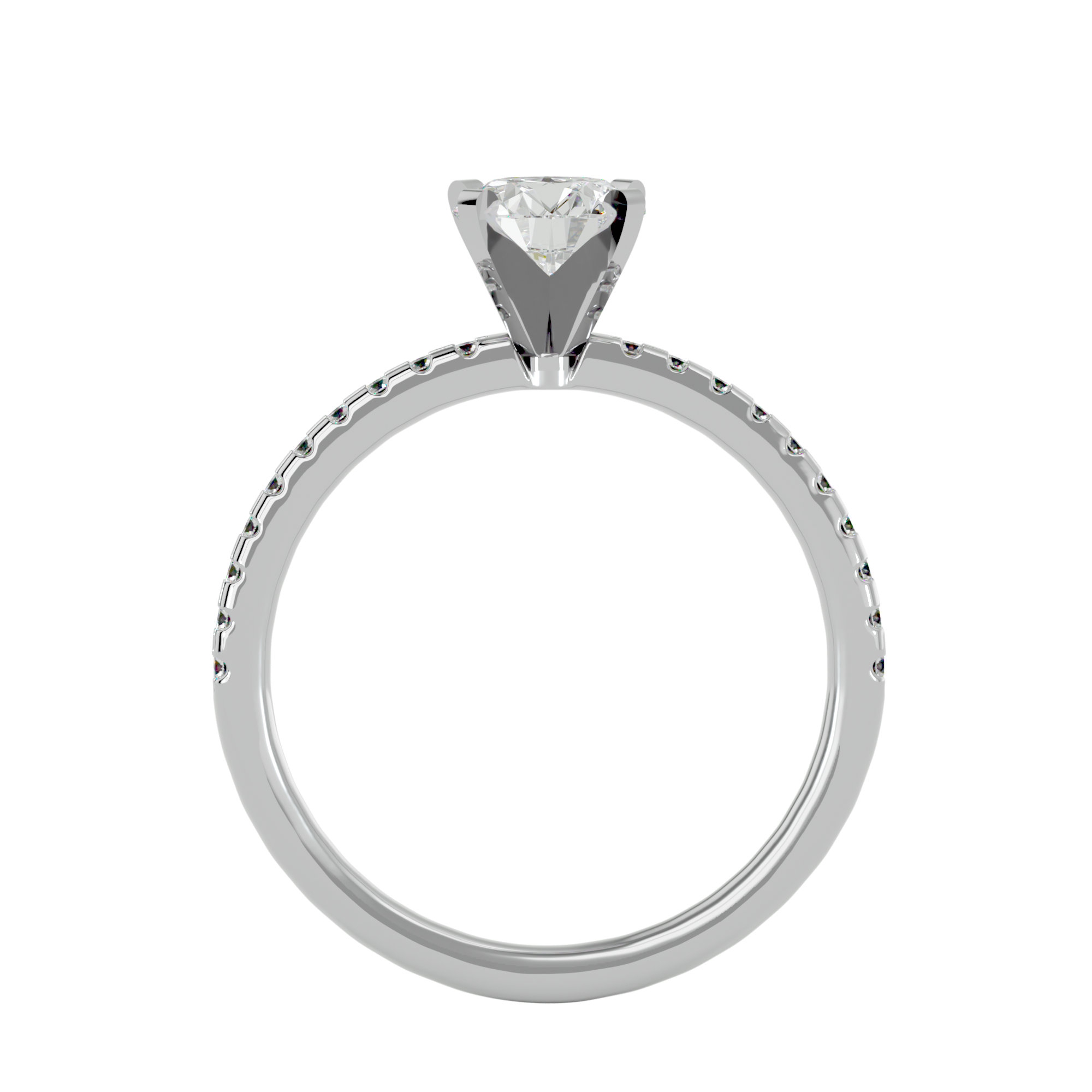 Courtney Diamond Solitaire Ring