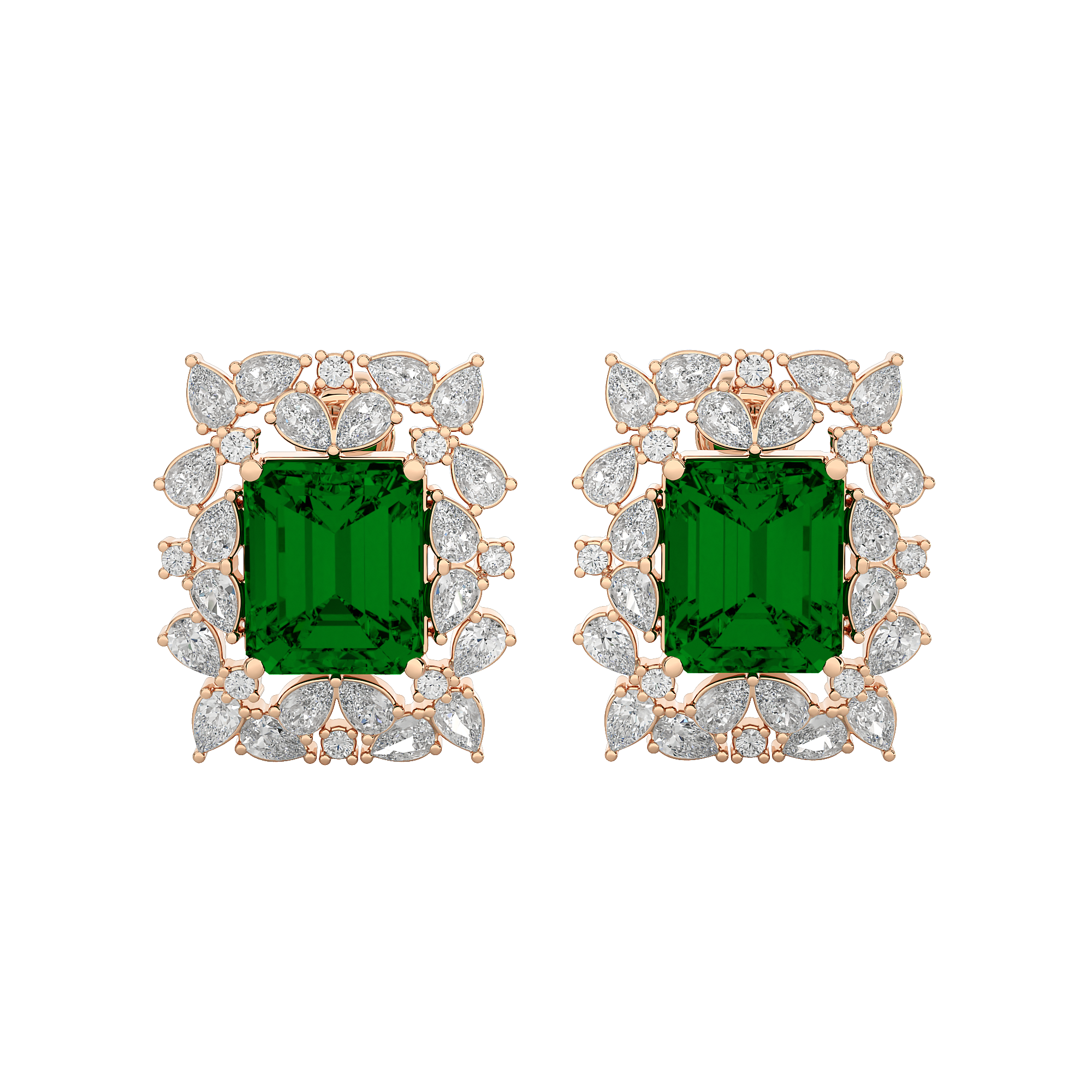 Rayne Diamond Gemstone Earrings