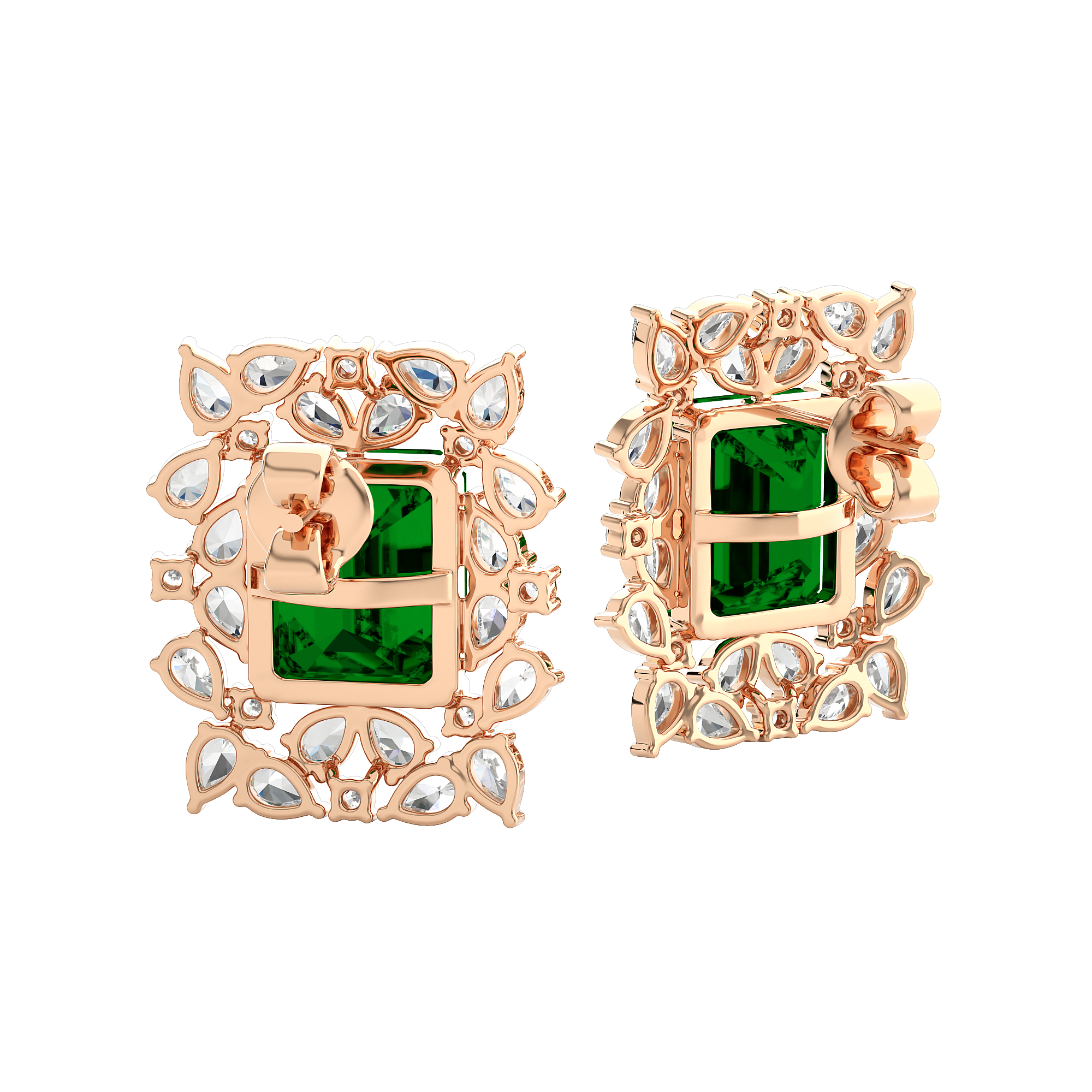 Rayne Diamond Gemstone Earrings