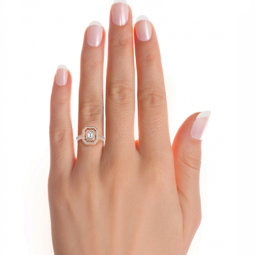 Paola Diamond Halo Ring