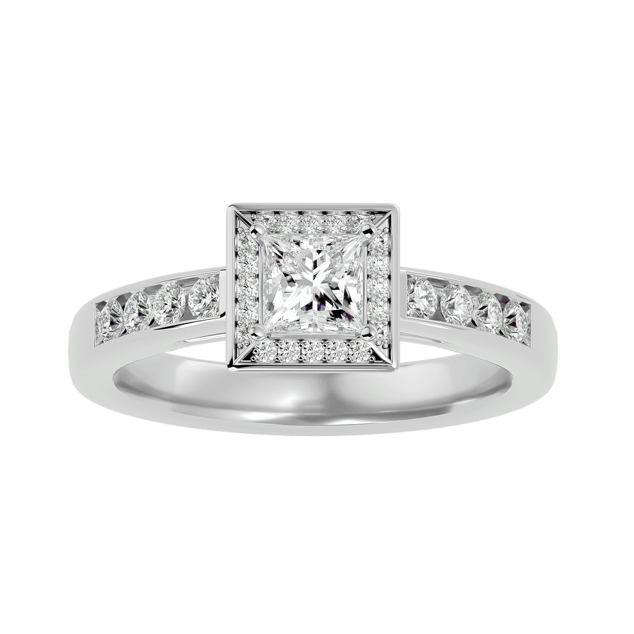 Caterina Diamond Halo Ring