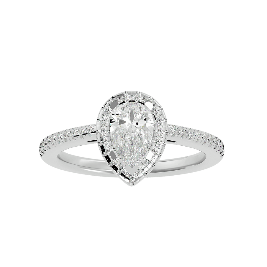 Cecelia Diamond Halo Ring