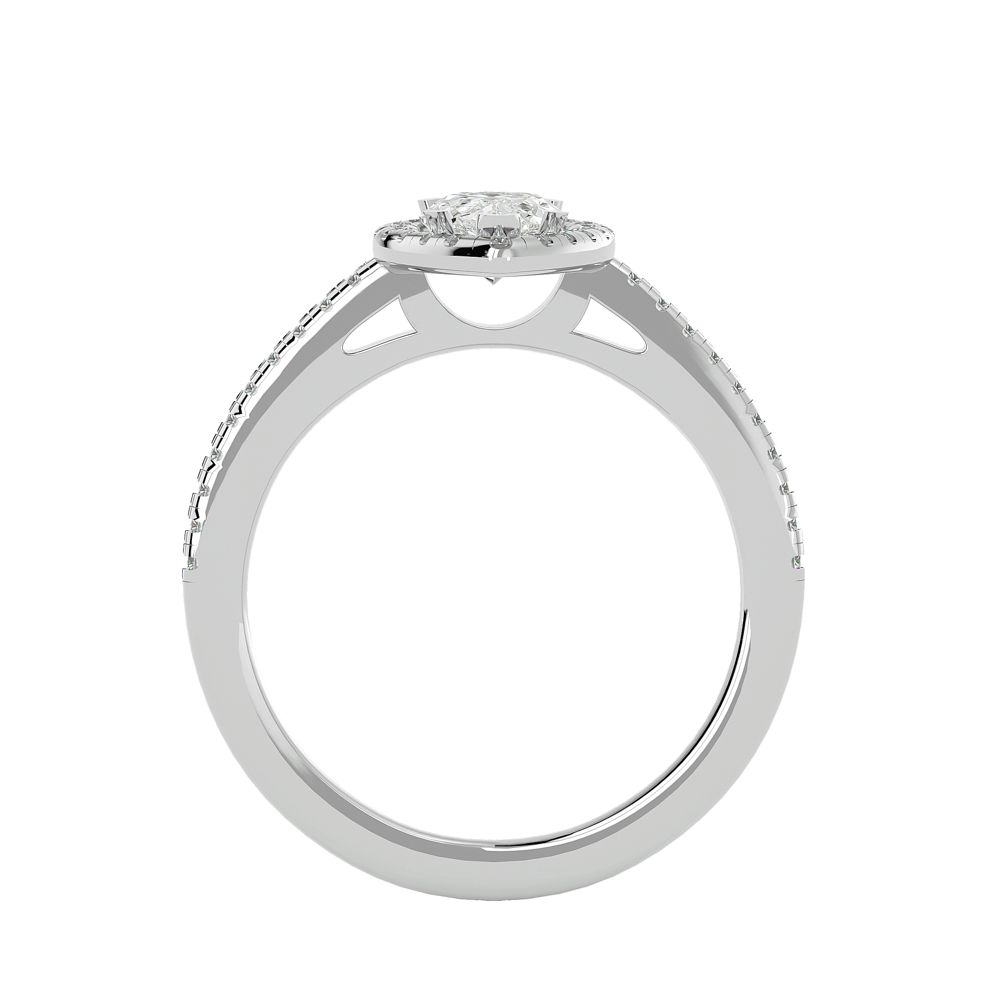 Cecelia Diamond Halo Ring