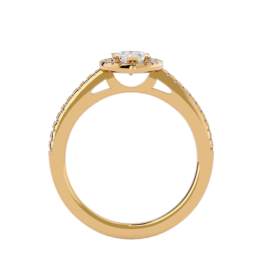 Cecelia Diamond Halo Ring