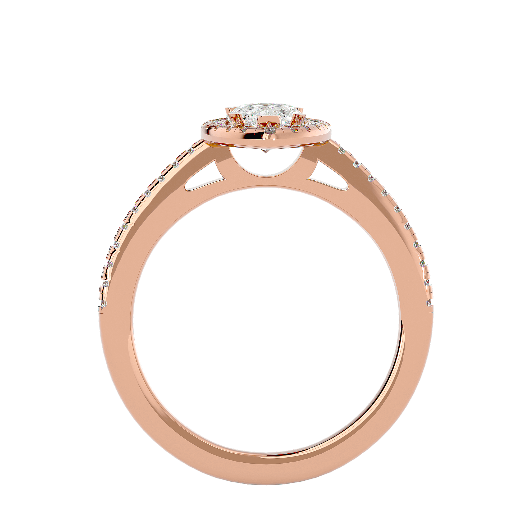 Cecelia Diamond Halo Ring