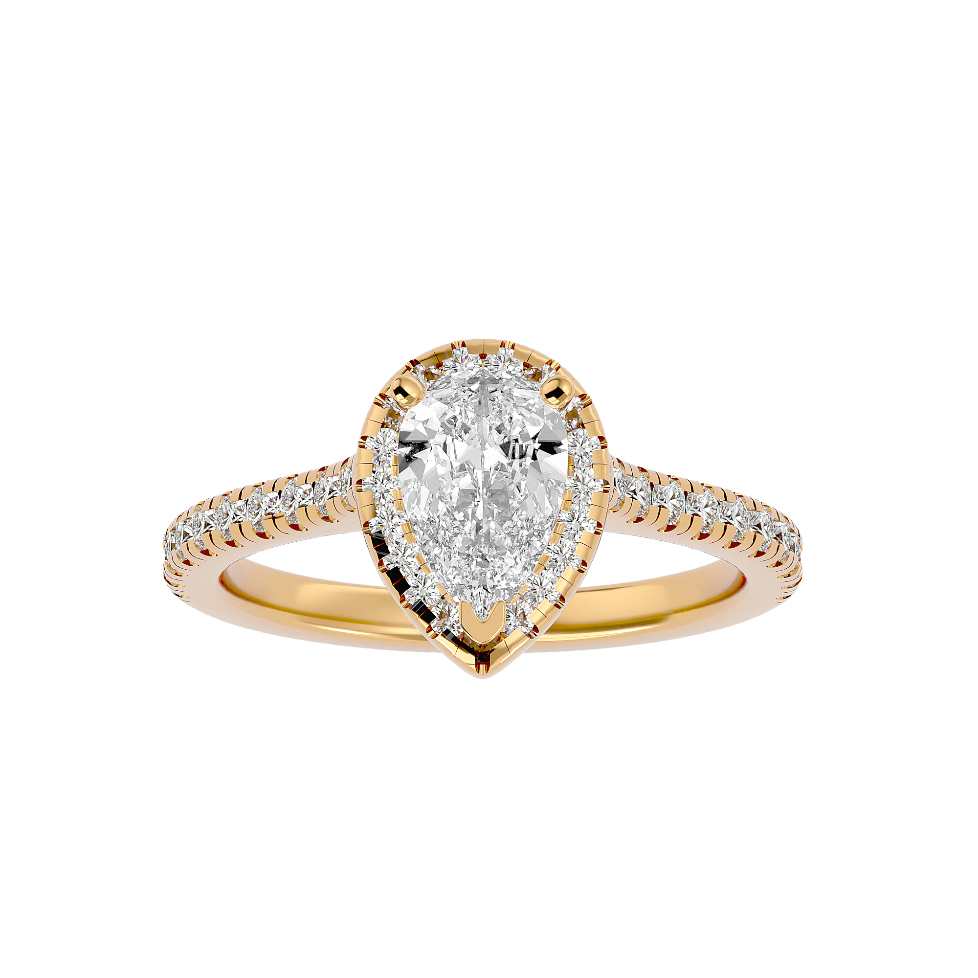 Christiana Diamond Halo Ring