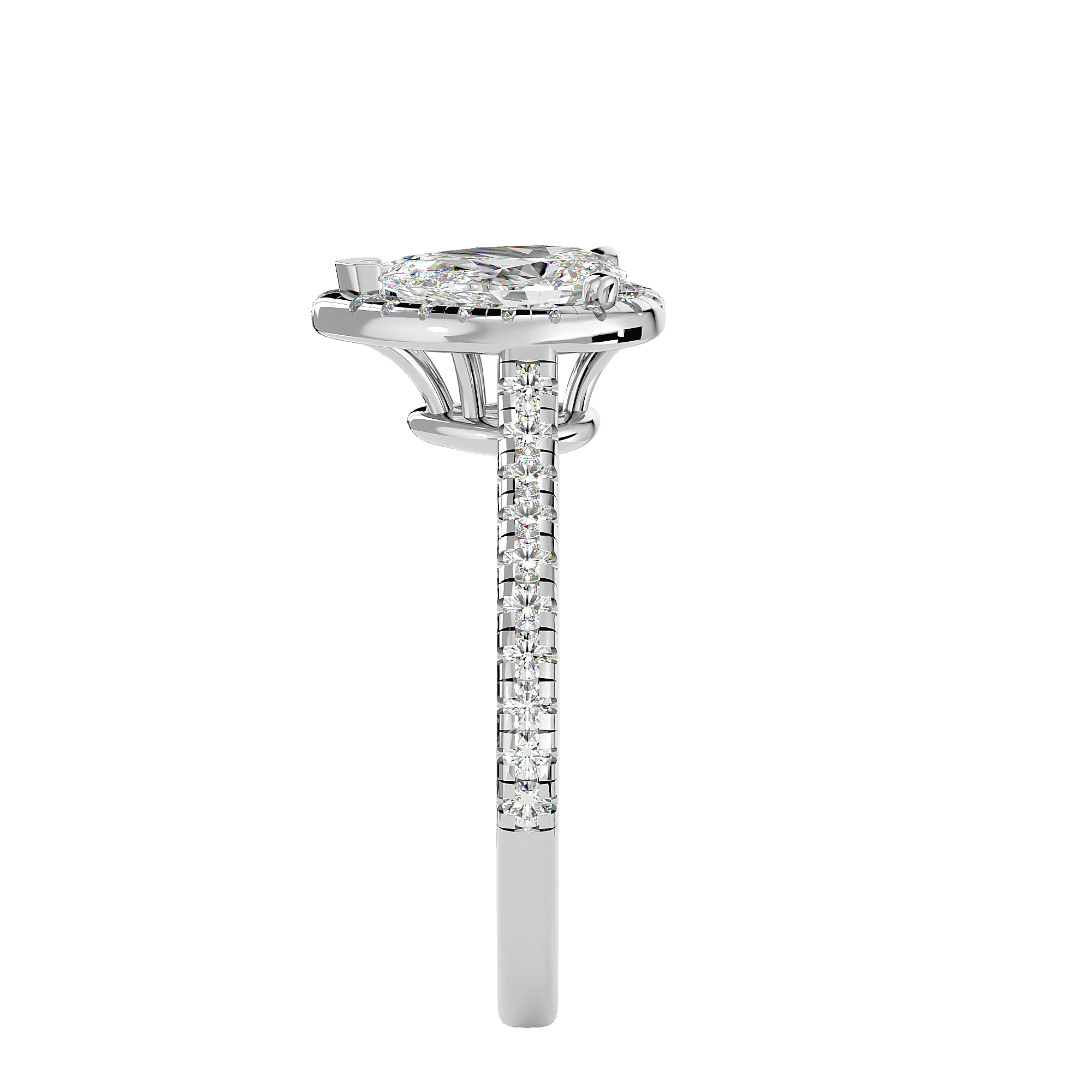 Christiana Diamond Halo Ring