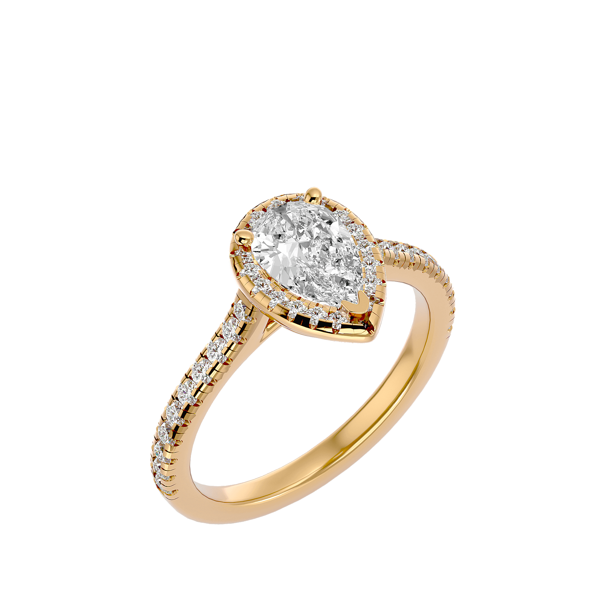 Christiana Diamond Halo Ring