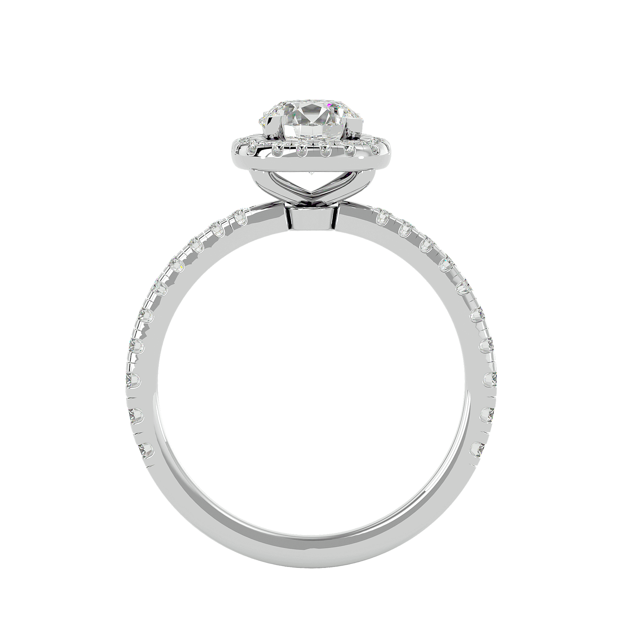 Claire Diamond Halo Ring