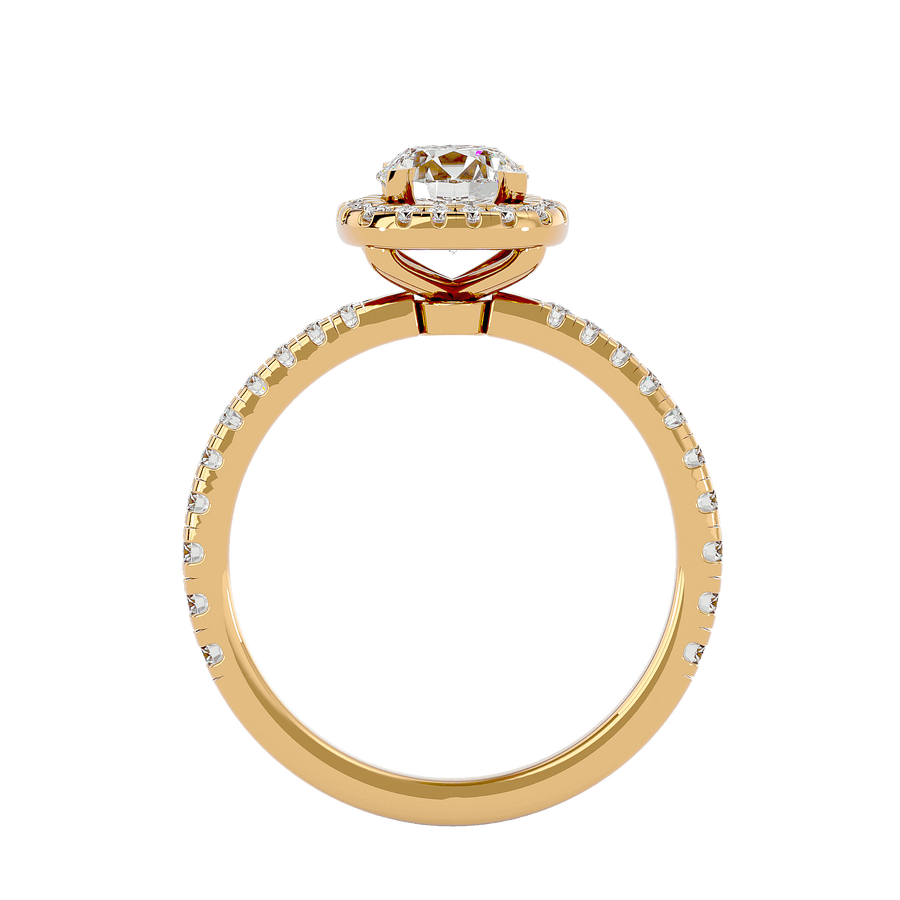 Claire Diamond Halo Ring
