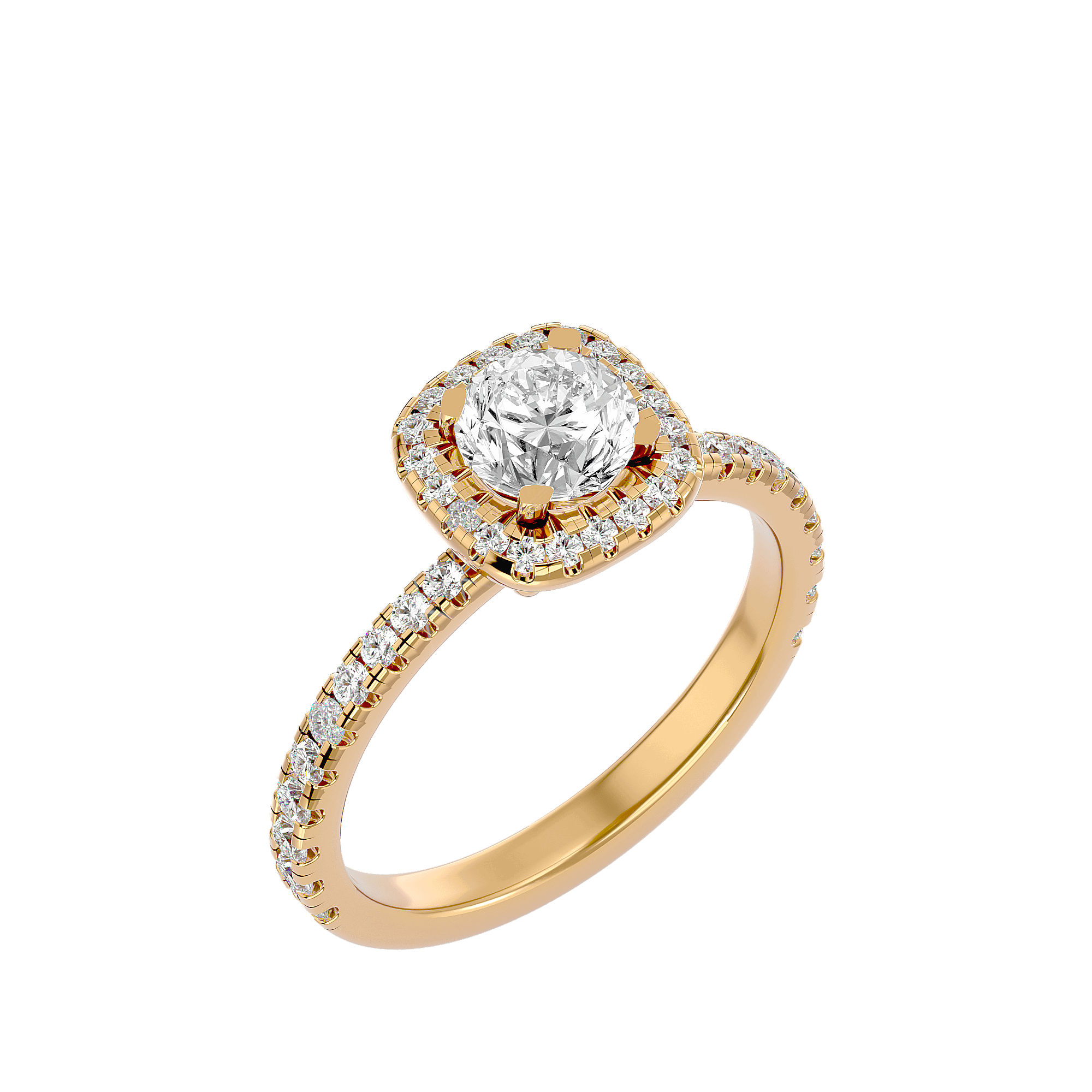 Claire Diamond Halo Ring