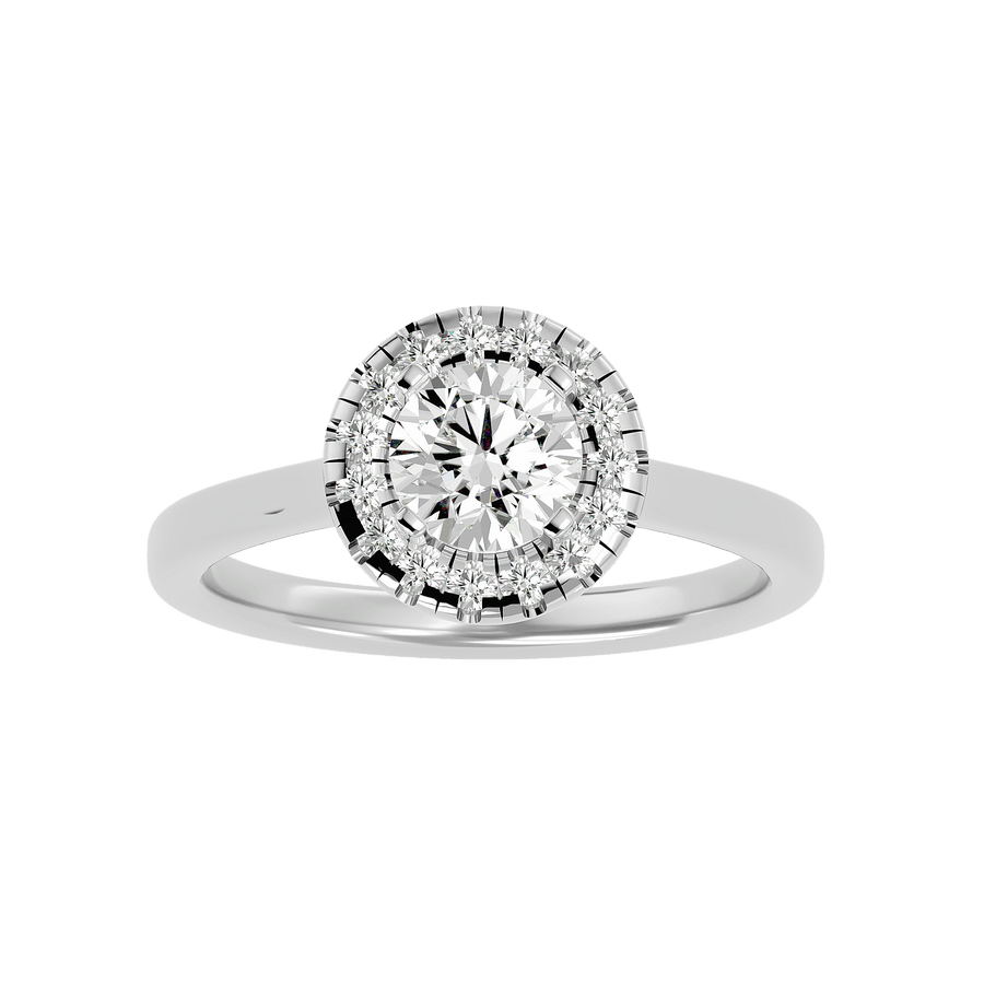 Coretta Diamond Halo Ring