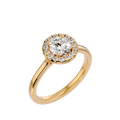 Coretta Diamond Halo Ring