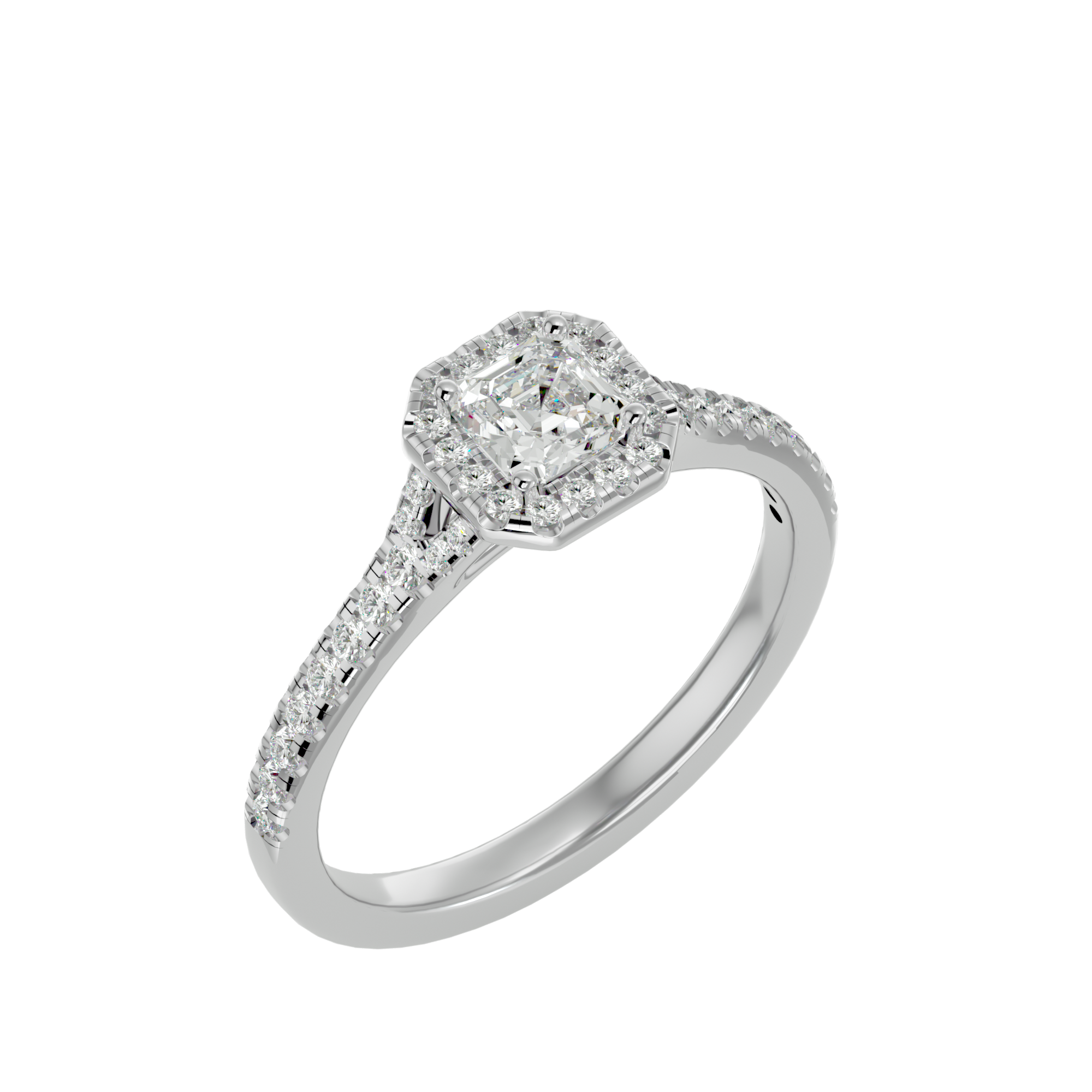 Madelina Diamond Halo Ring