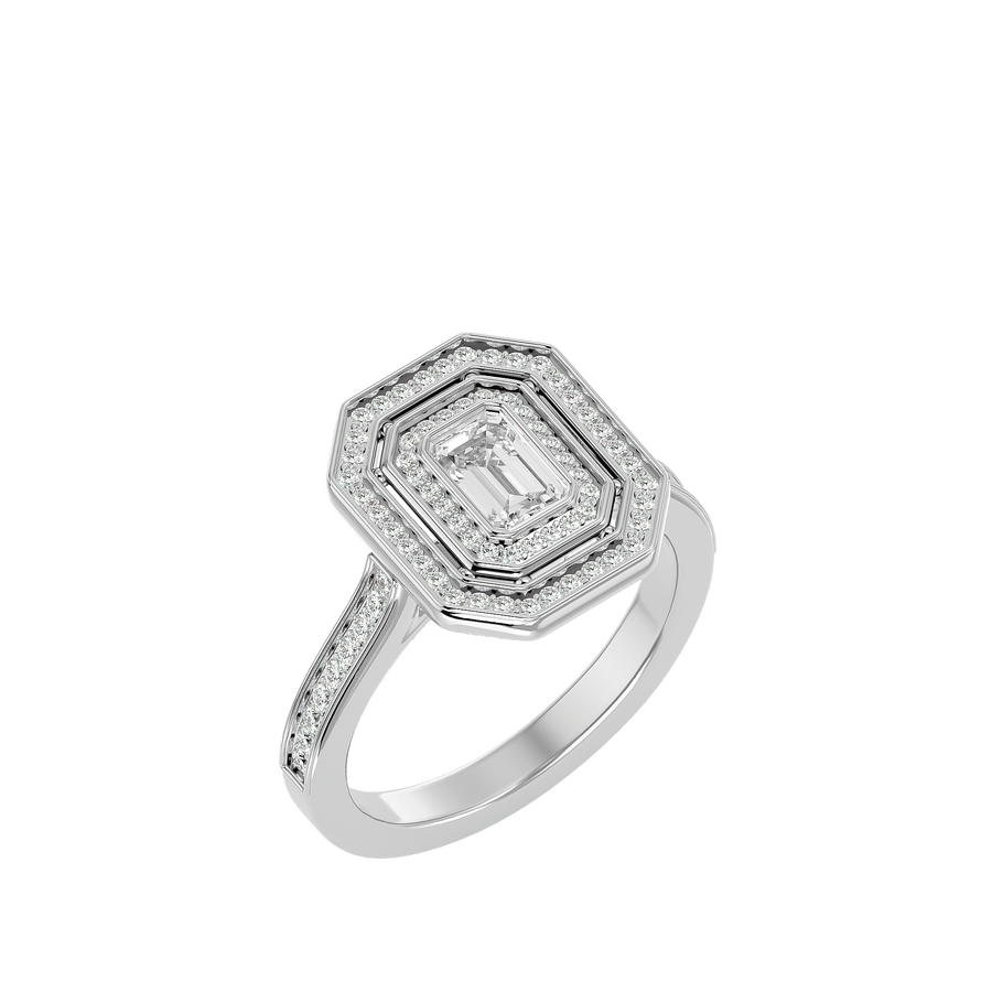 Paola Diamond Halo Ring
