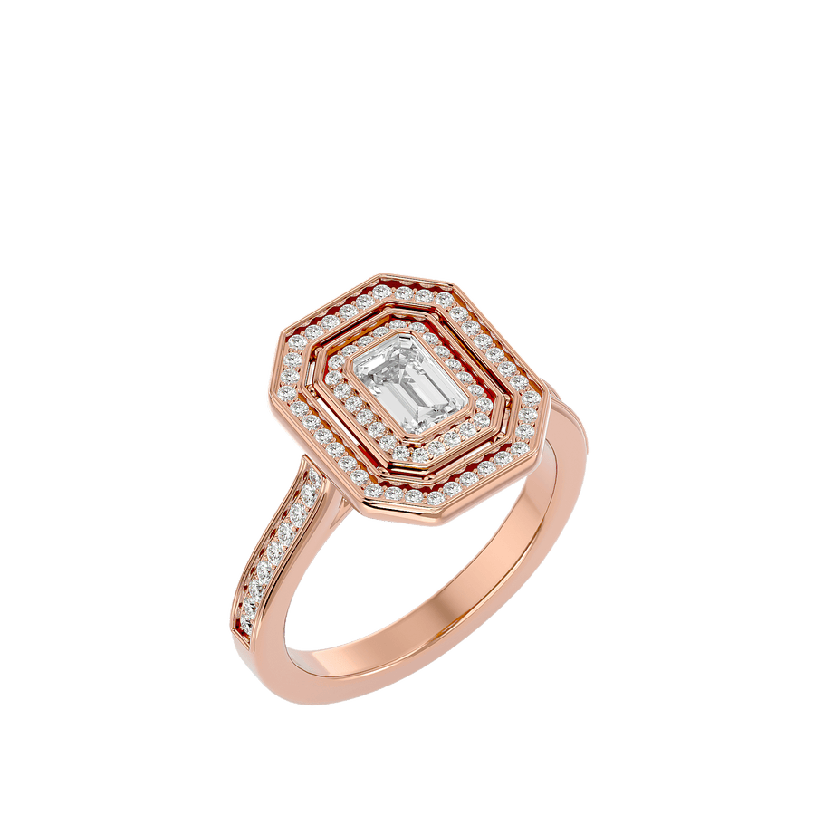 Paola Diamond Halo Ring