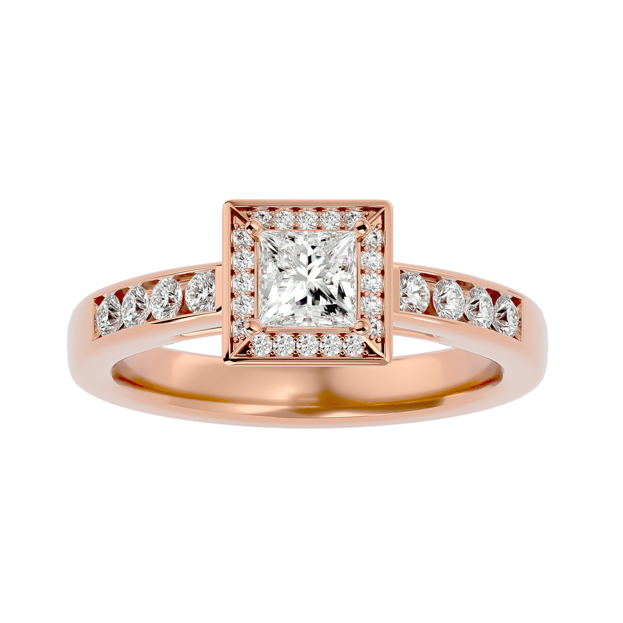 Caterina Diamond Halo Ring
