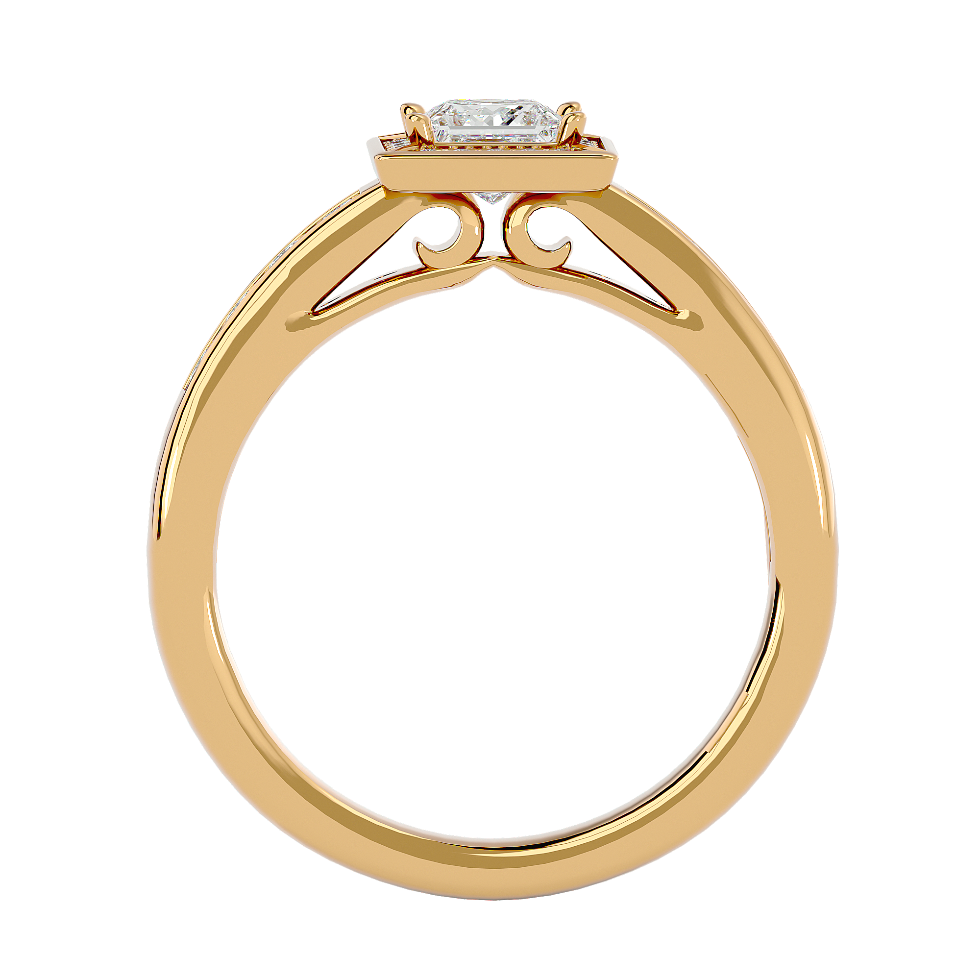 Caterina Diamond Halo Ring