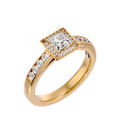 Caterina Diamond Halo Ring