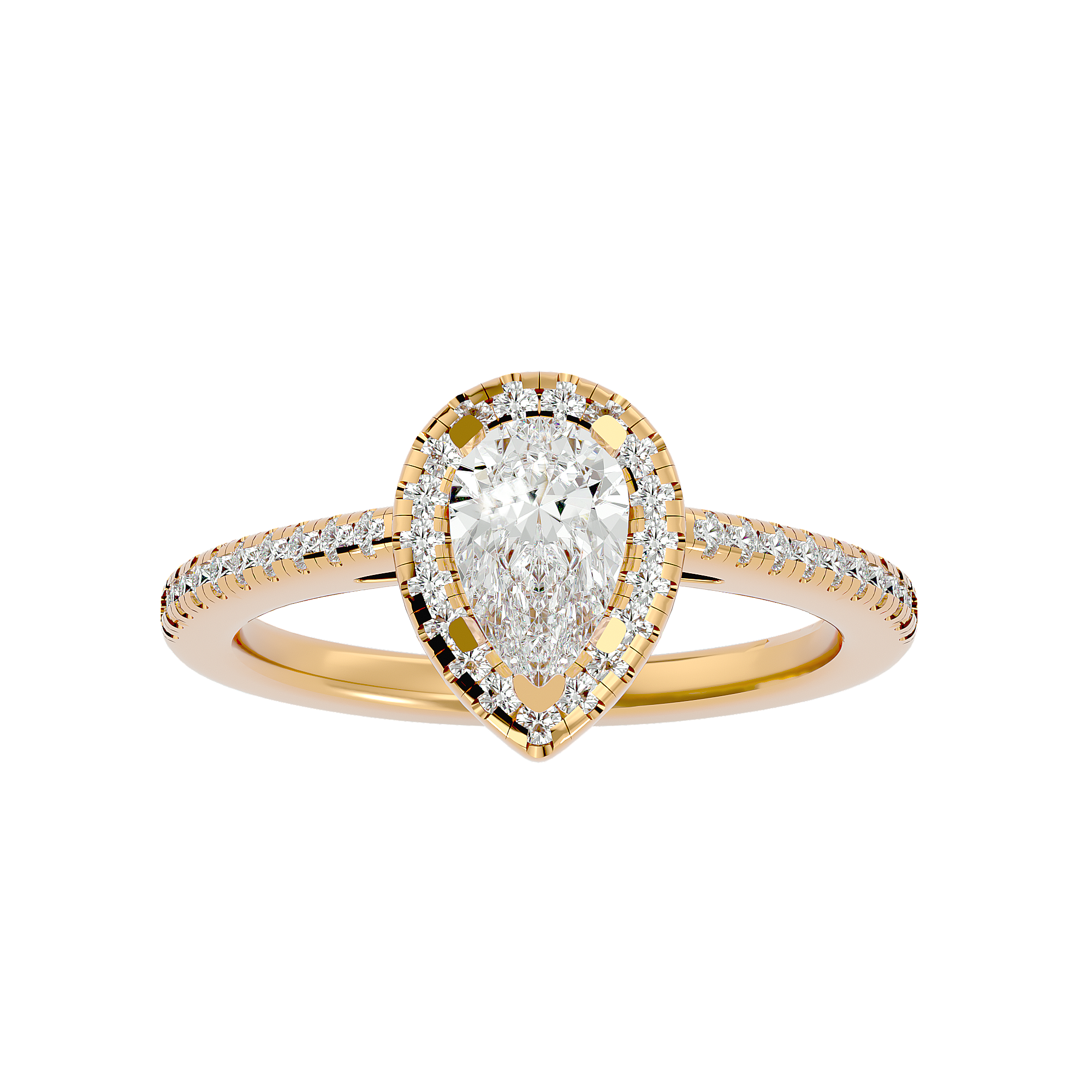 Cecelia Diamond Halo Ring