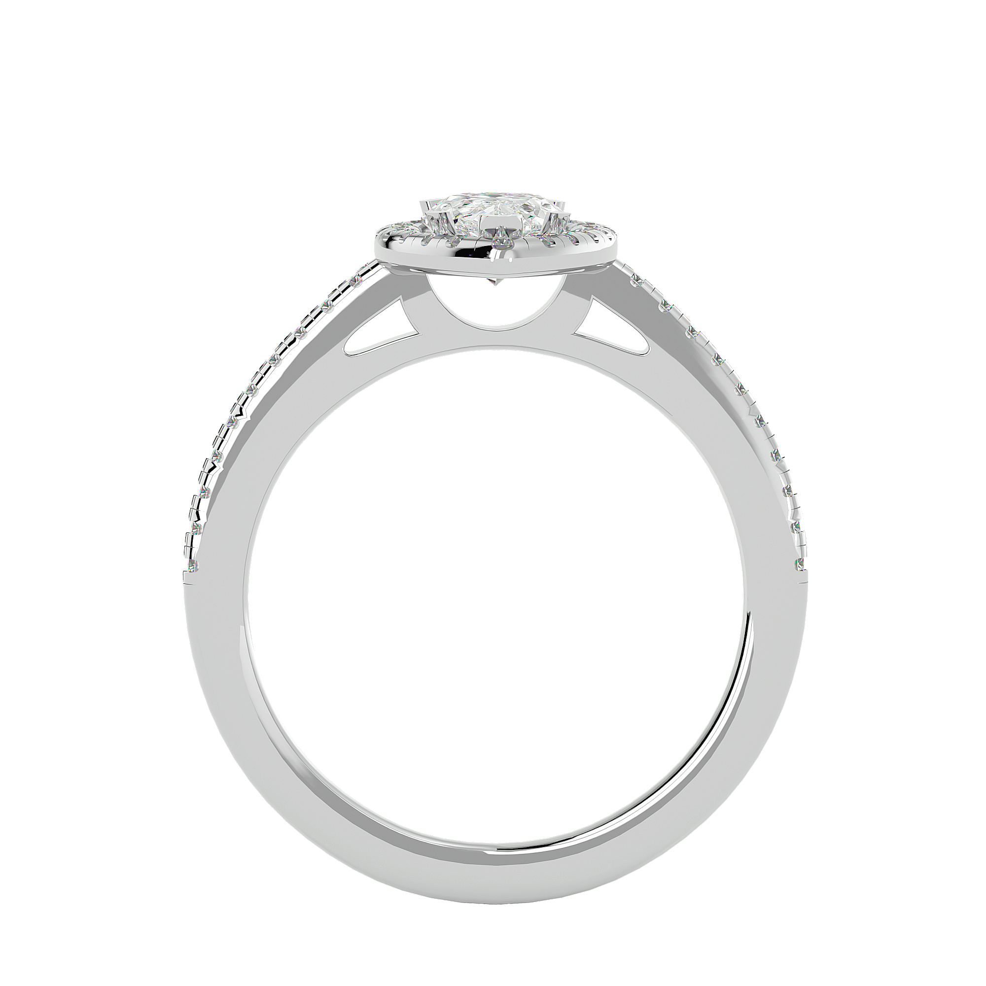 Cecelia Diamond Halo Ring