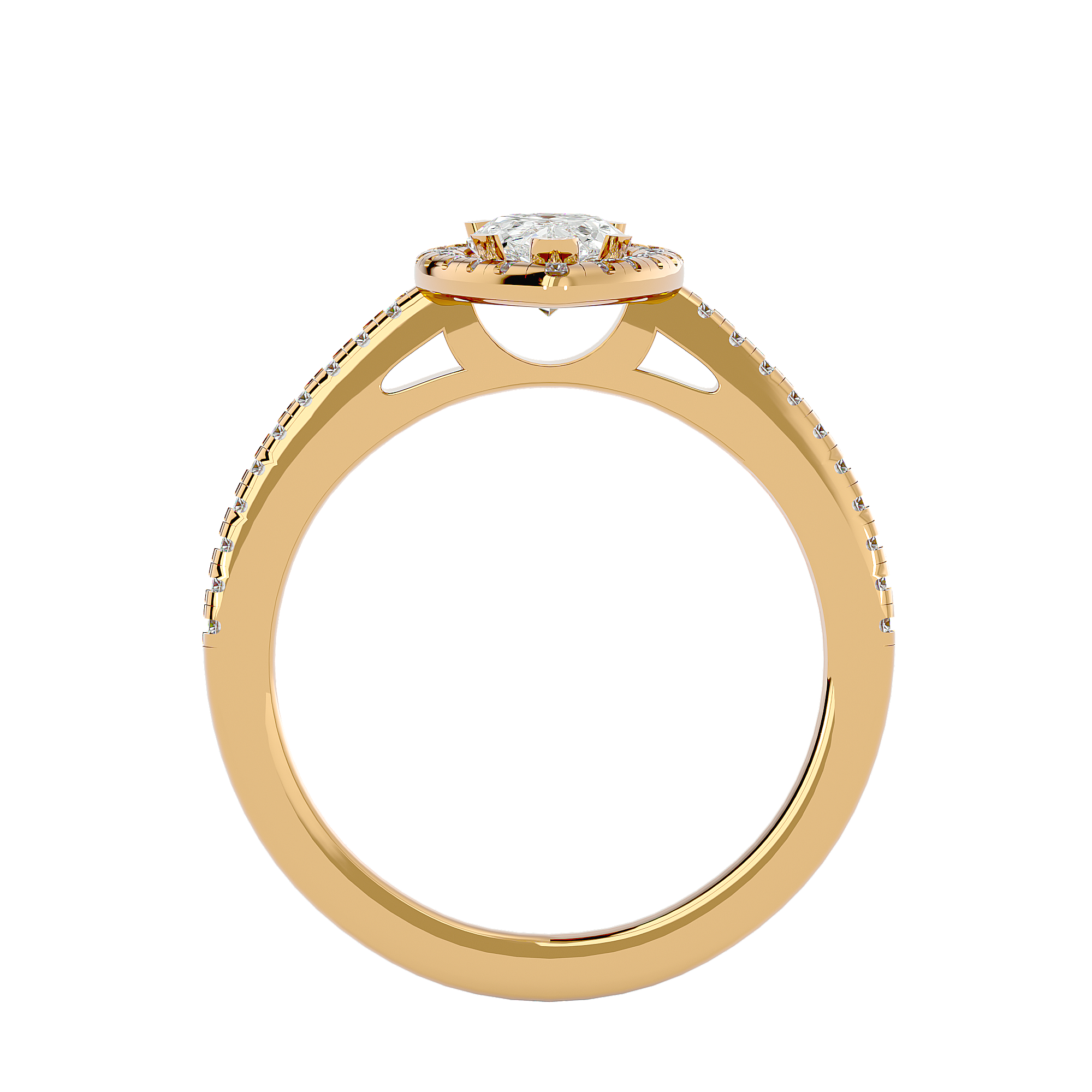 Cecelia Diamond Halo Ring