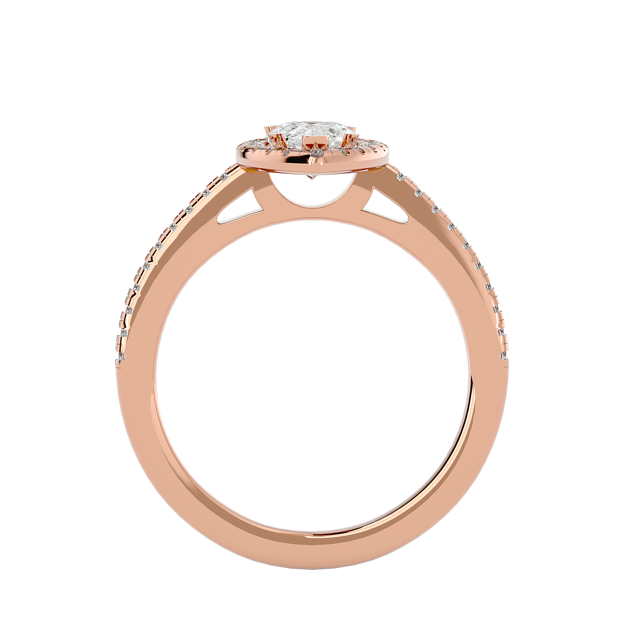 Cecelia Diamond Halo Ring