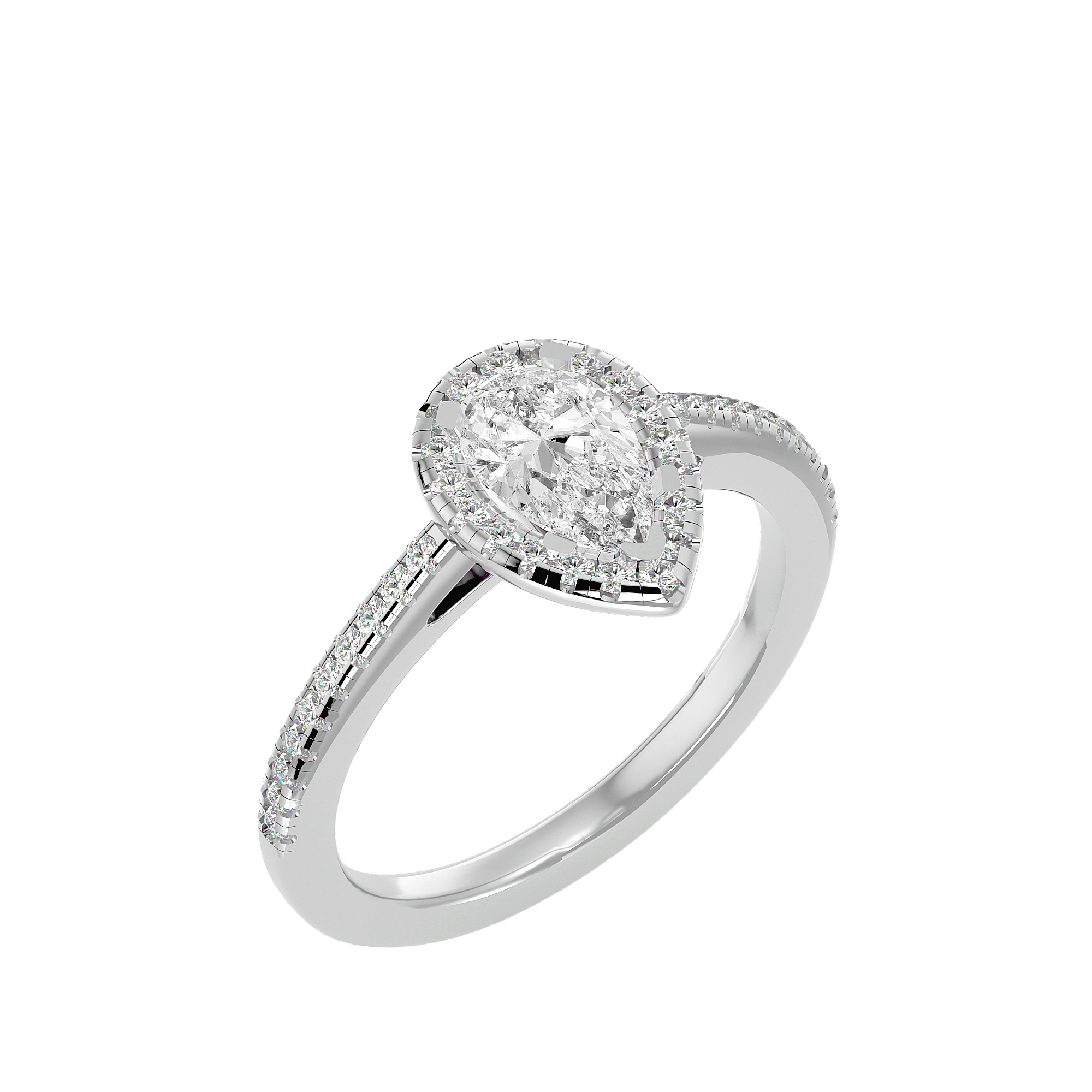 Cecelia Diamond Halo Ring