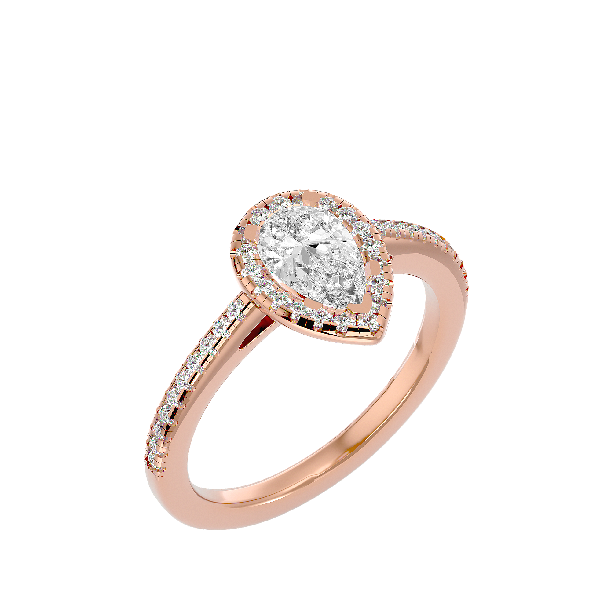 Cecelia Diamond Halo Ring