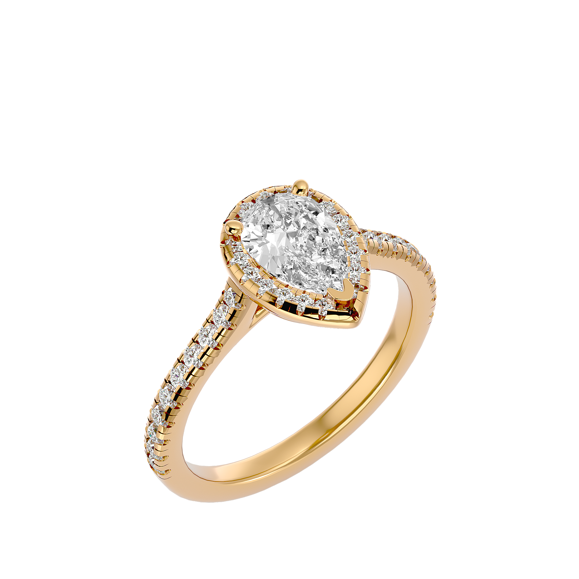 Christiana Diamond Halo Ring