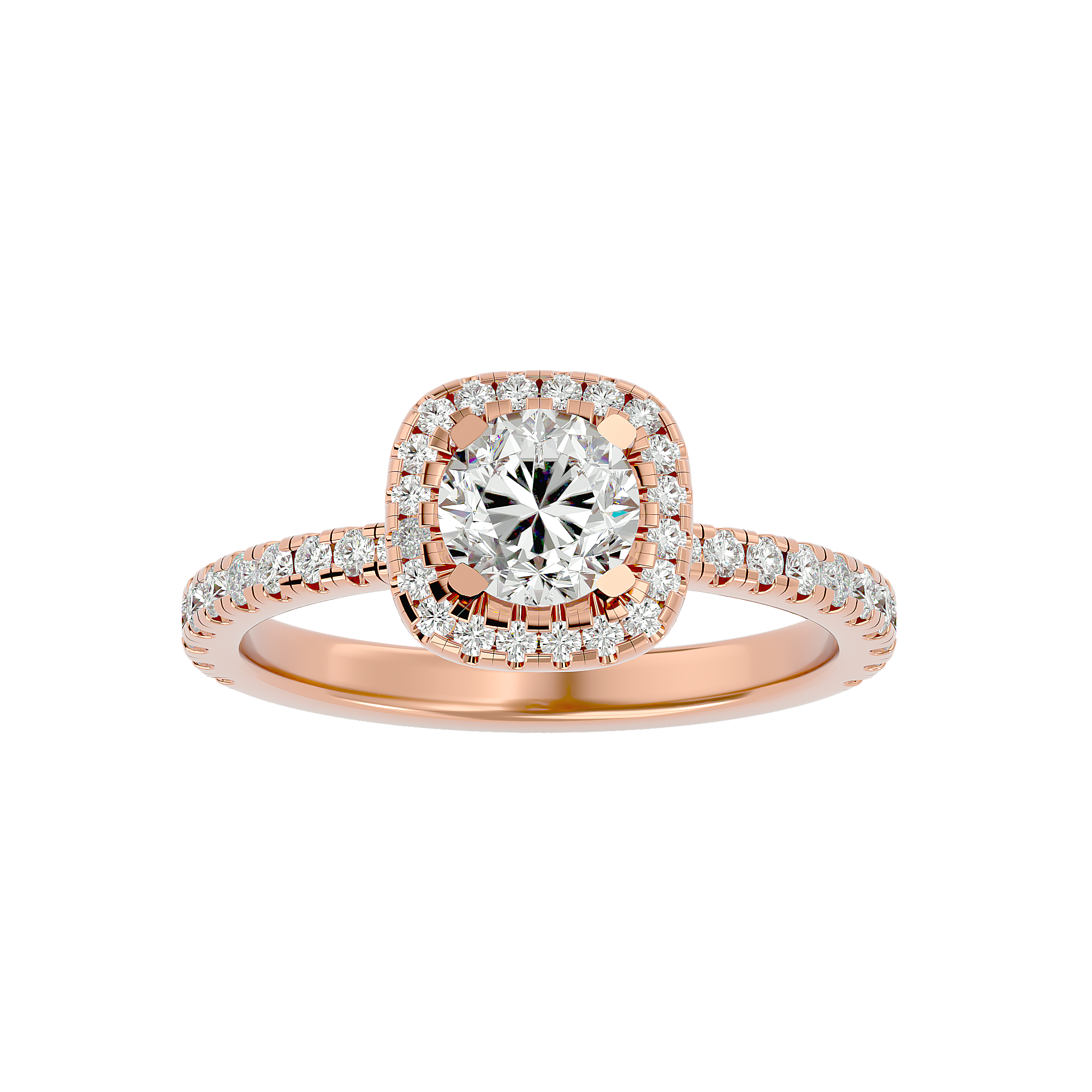 Claire Diamond Halo Ring