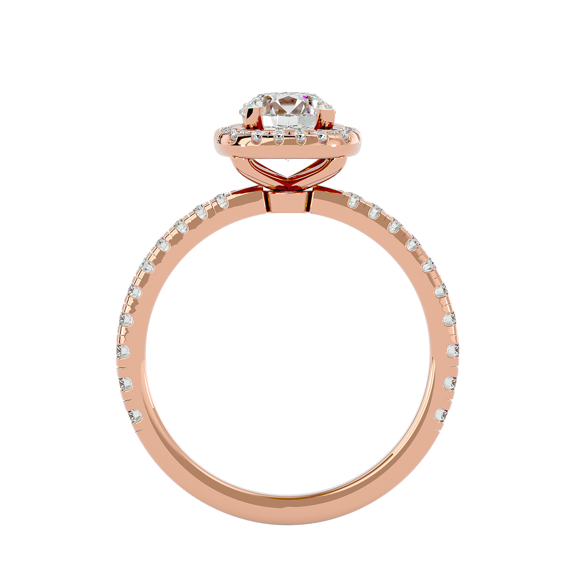 Claire Diamond Halo Ring