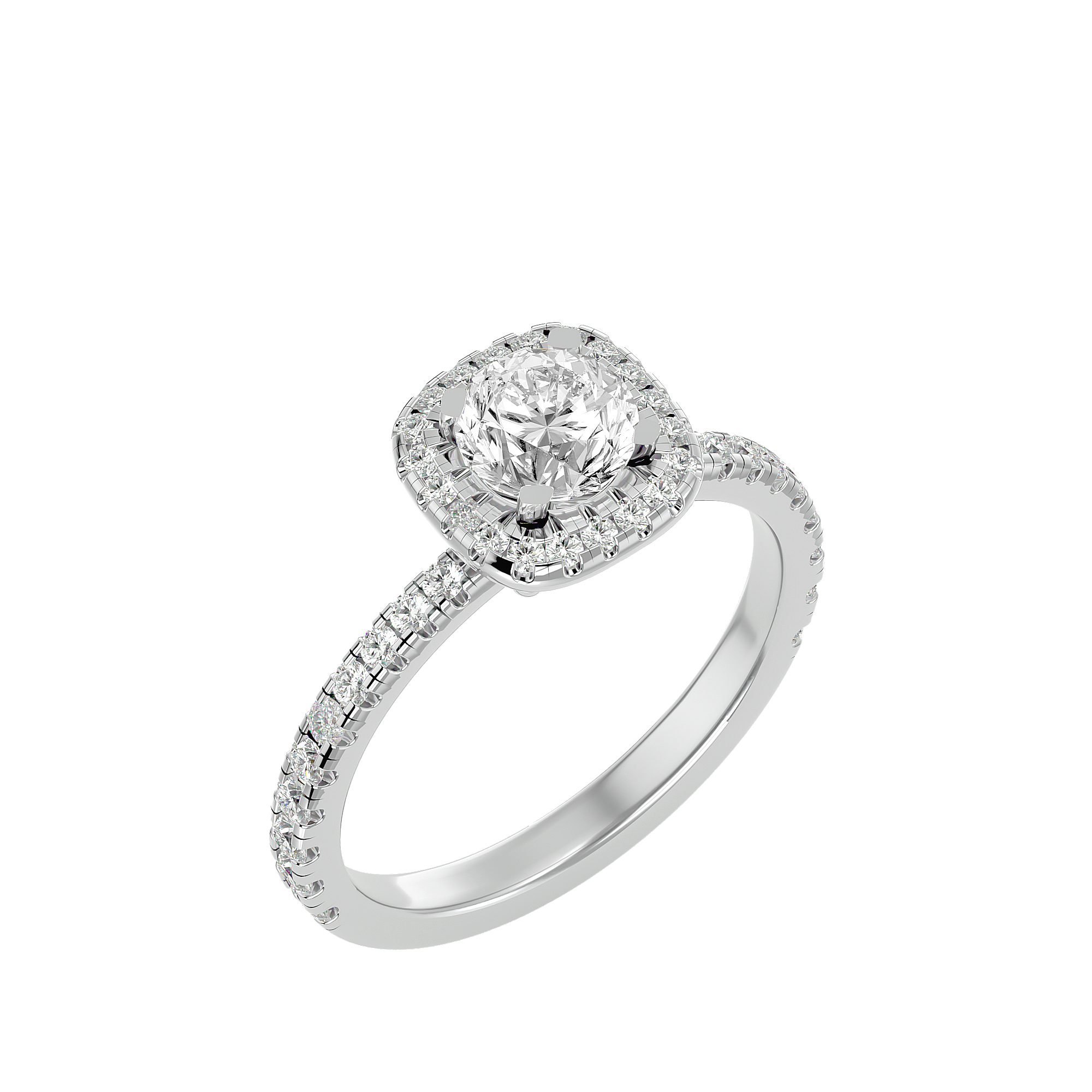 Claire Diamond Halo Ring