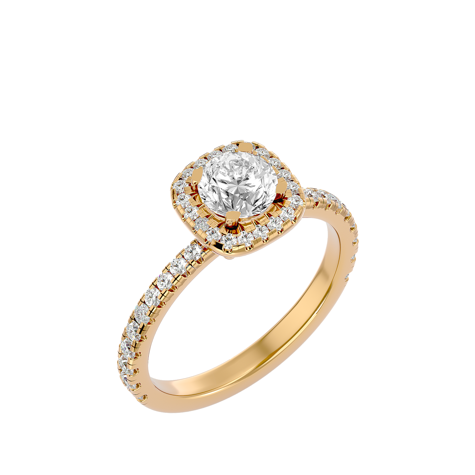 Claire Diamond Halo Ring