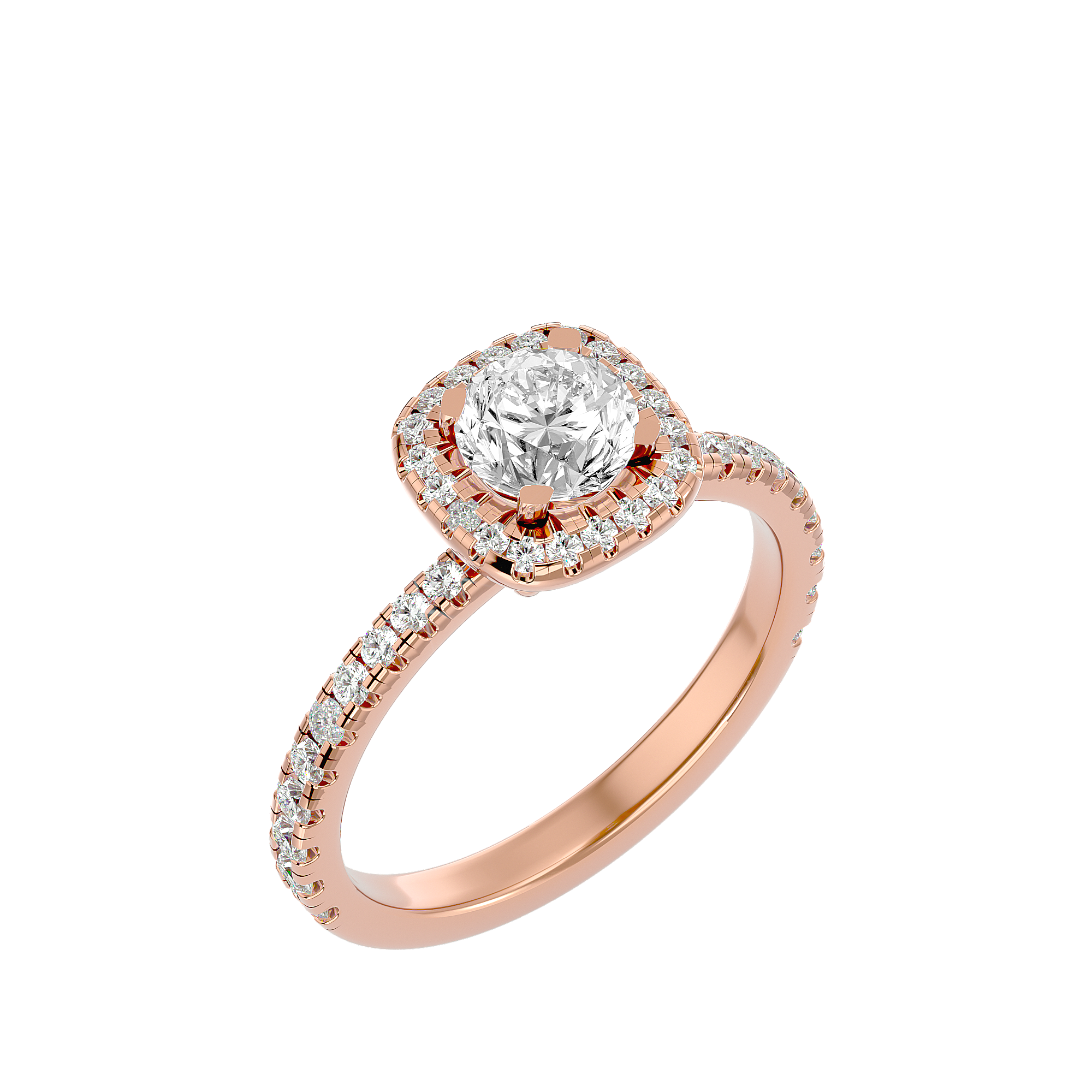 Claire Diamond Halo Ring