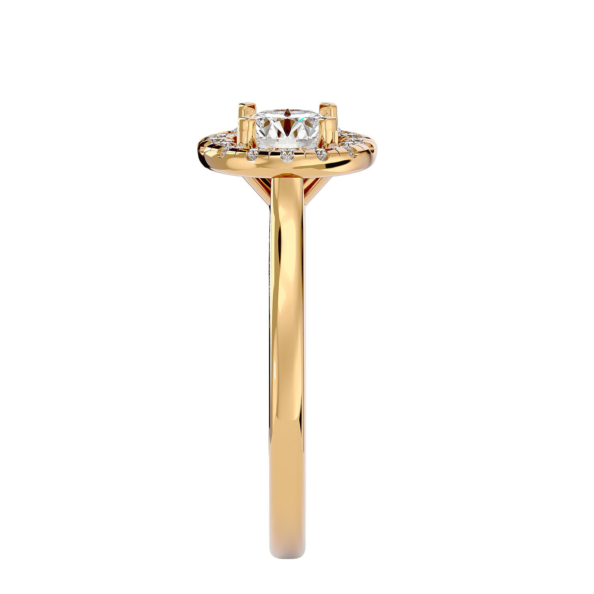 Coretta Diamond Halo Ring